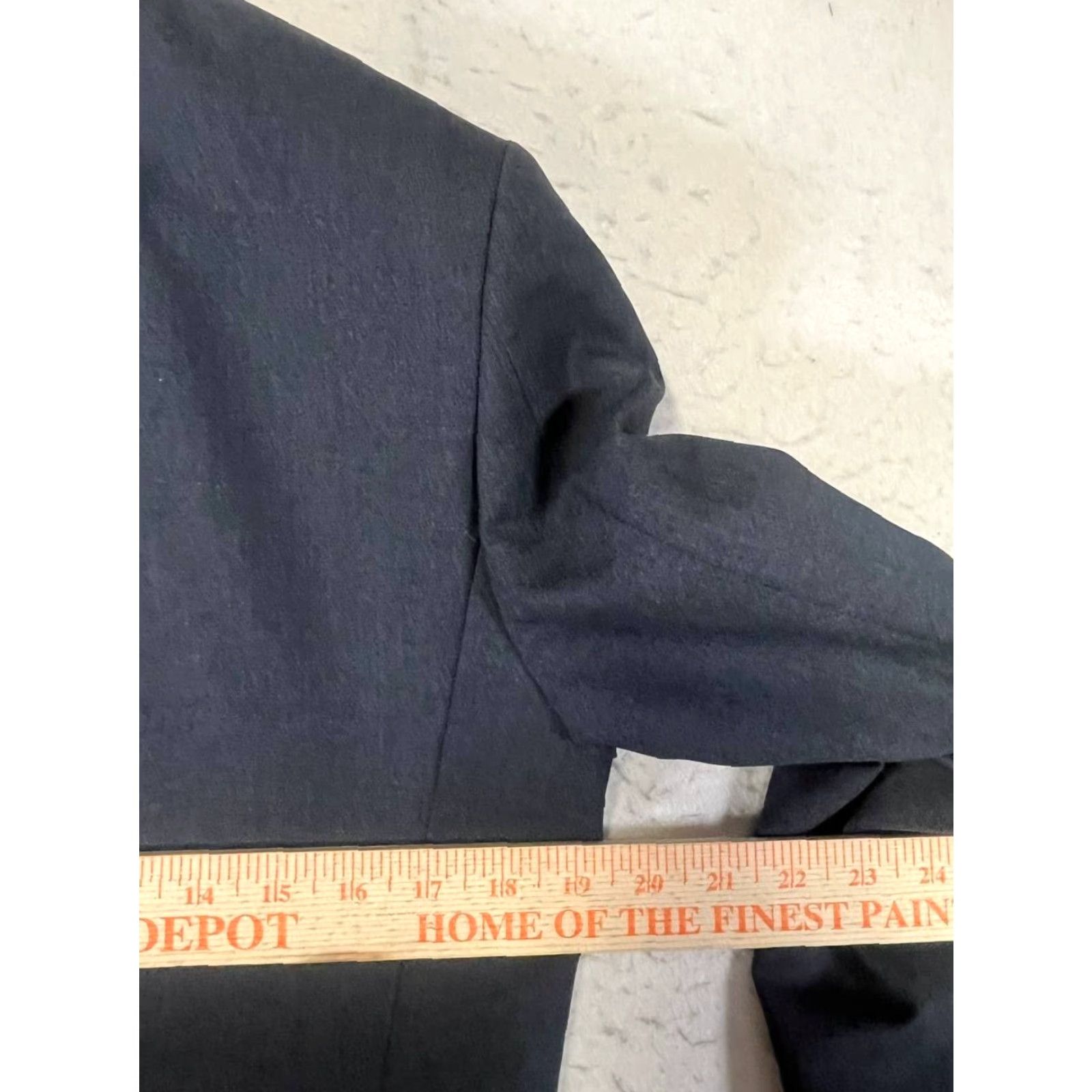 J.Crew J.CREW Blazer Jacket Mens Size 36R Wool Gray Two-Button Notch Lapel Slim Regular Short Jacket Front Button Two-Button Casual Sports Size 36R - 3 Thumbnail