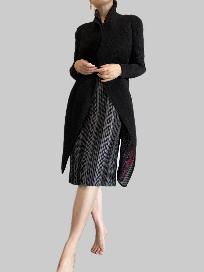 Issey Miyake Issey Miyake size:3 Black mainline dress Size S / US 4 / IT 40 - 3 Thumbnail