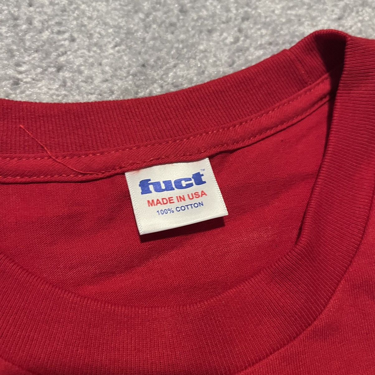 FUCT FUCT Saint Jesús Malverde Graphic Logo Tee Shirt Red Size US L / EU 52-54 / 3 - 4 Thumbnail