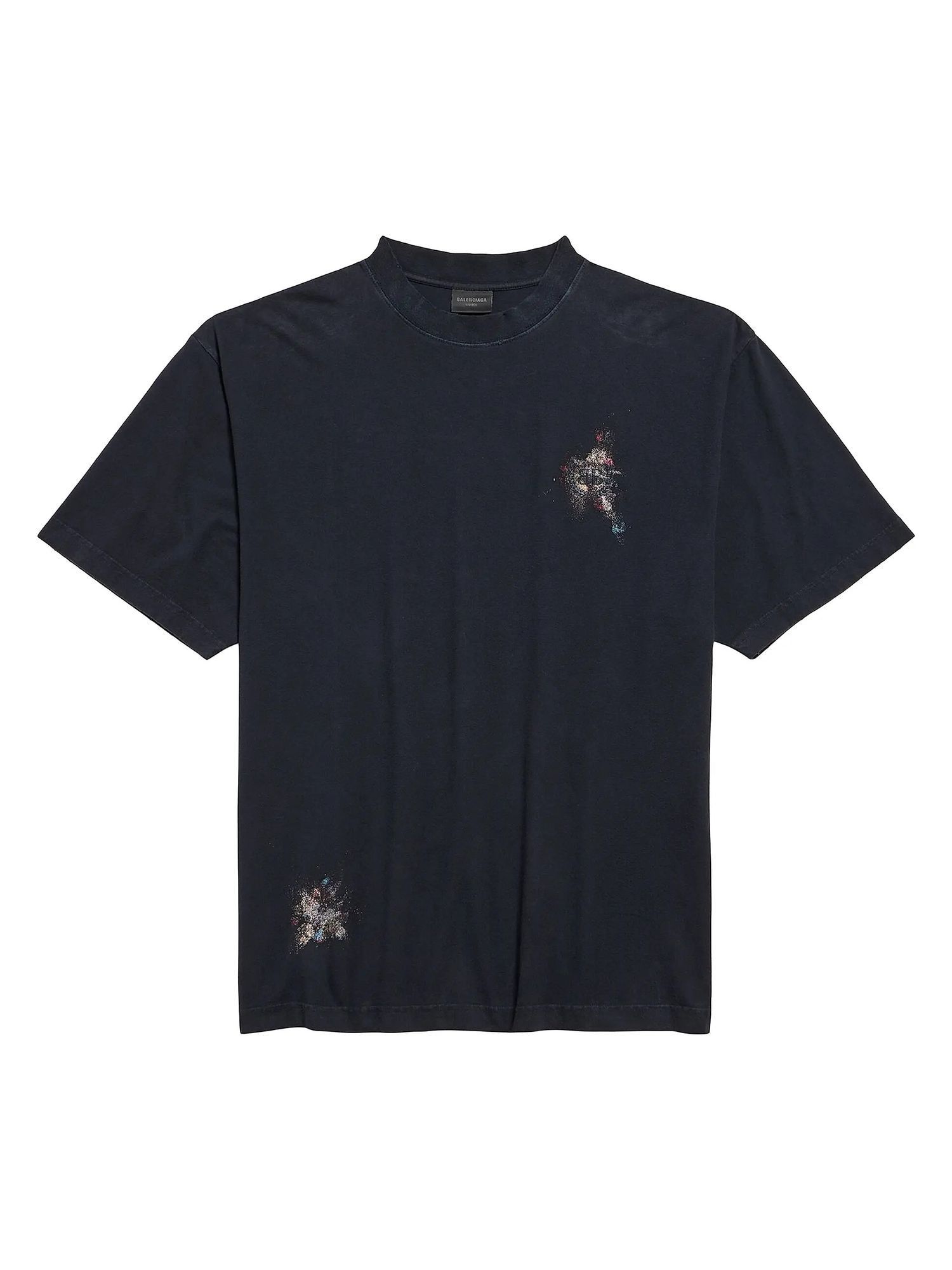 Balenciaga Nail Polish T-Shirt Medium Fit in Black Size US XS / EU 42 / 0 - 1 Thumbnail
