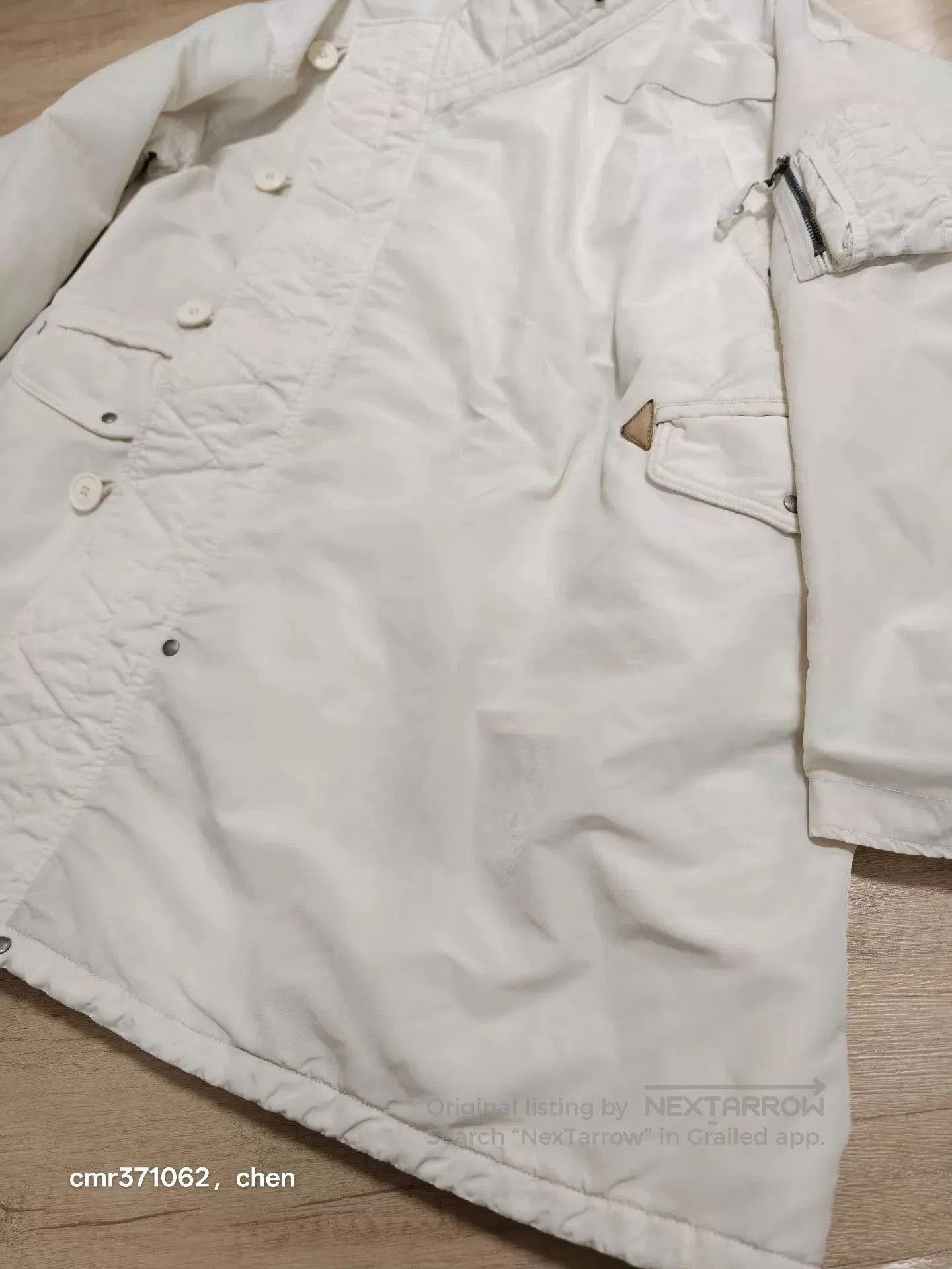 Visvim White Long Insulated Coat . Size US M / EU 48-50 / 2 - 4 Thumbnail