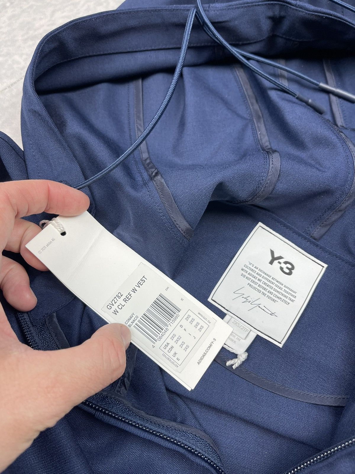 Y-3 unisex vest NEW YOHJI YAMAMOTO refined Japanese