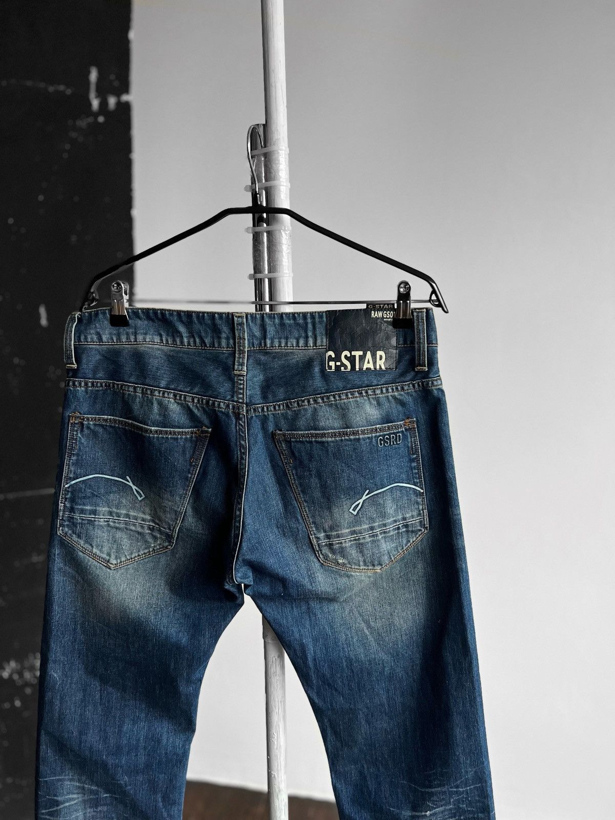 G-Star G-Star Raw Mens Morris Low Straight Regular Jeans Button Size US 34 / EU 50 - 4 Thumbnail