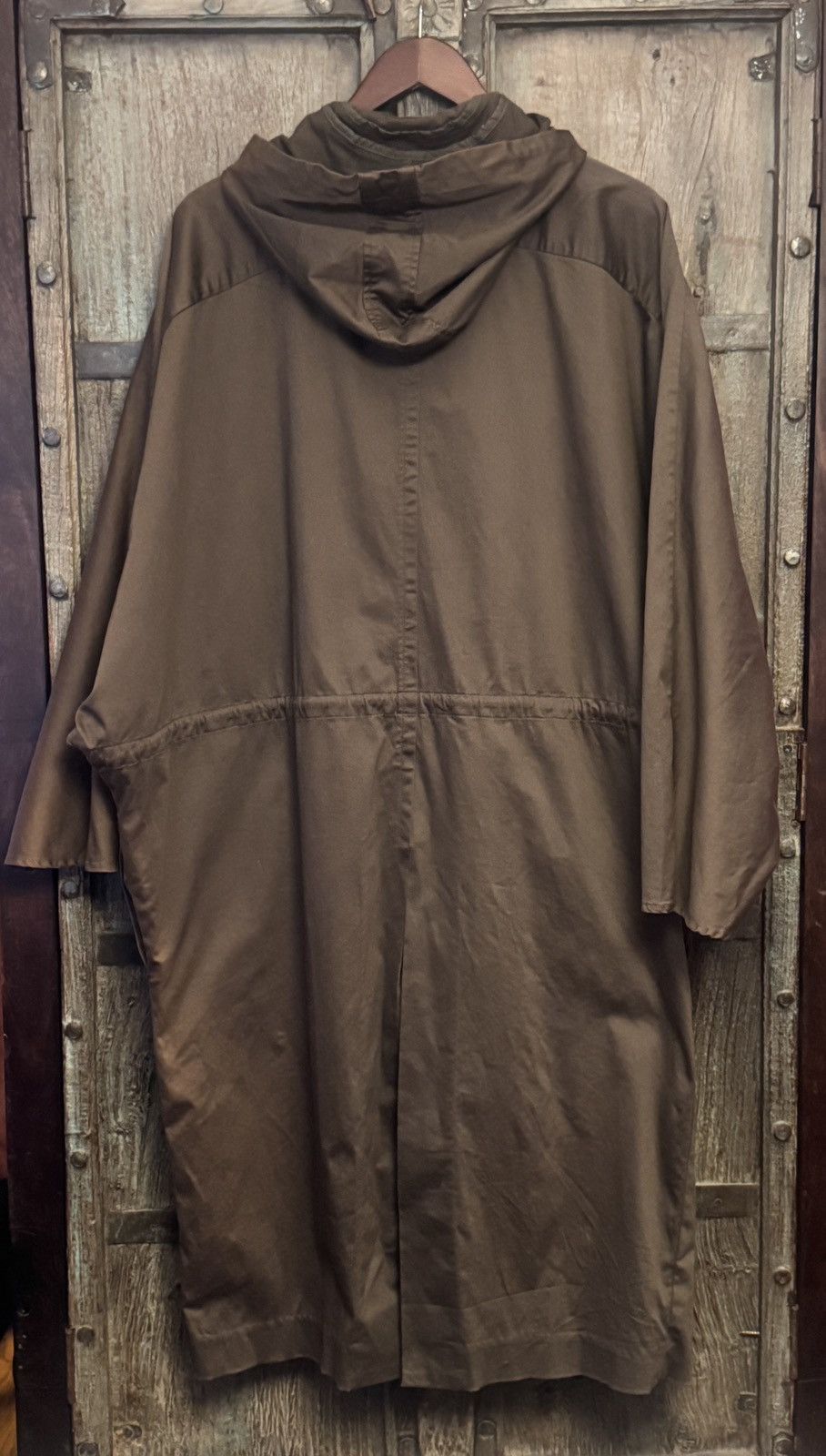 Carolina Herrera Oversized Hooded Fishtail Parka in Dark Khaki Size US M / EU 48-50 / 2 - 4 Thumbnail