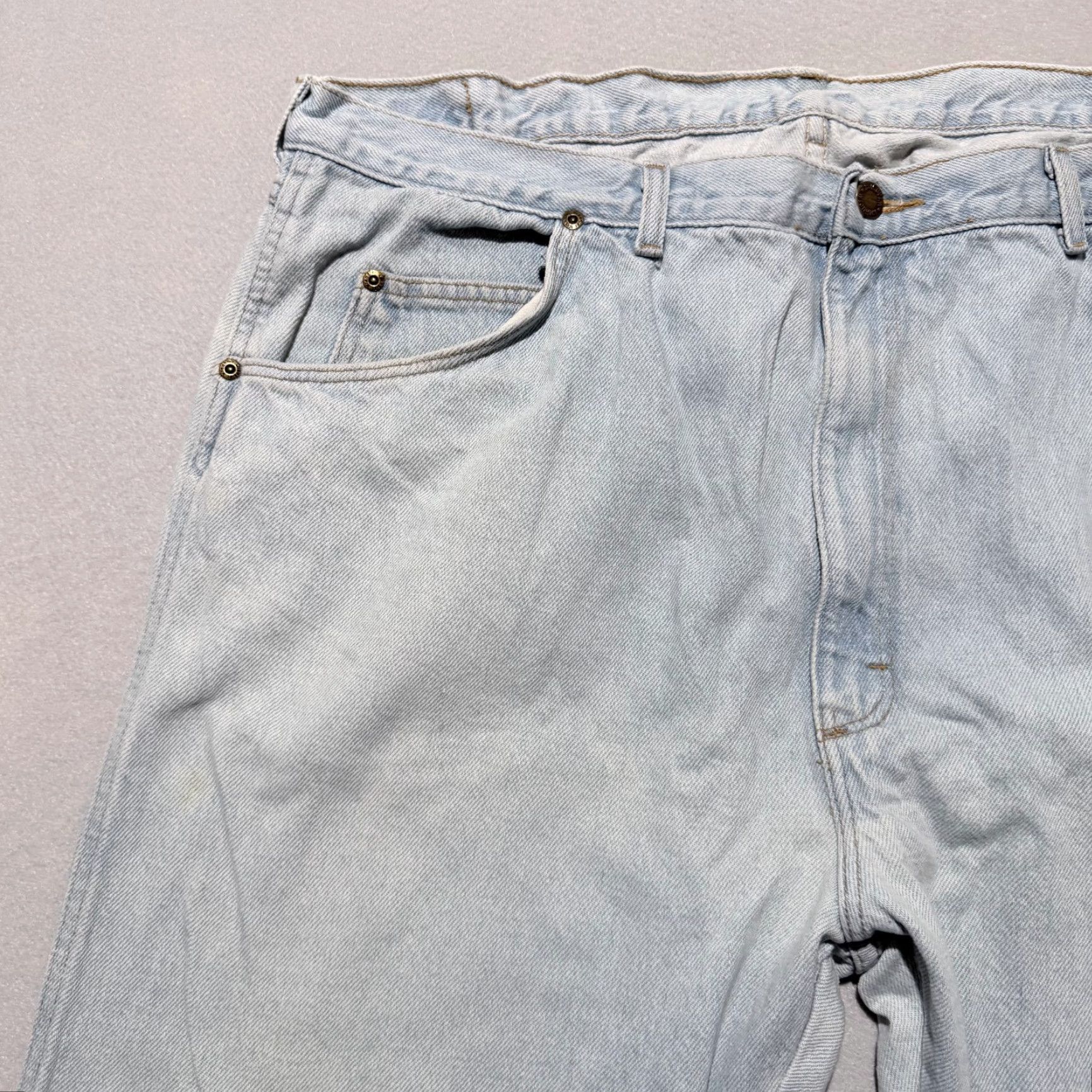 Wrangler Wrangler Jeans Men Blue Denim Pockets Classic Straight Zip Fly - W38 Size US 38 / EU 54 - 5 Thumbnail