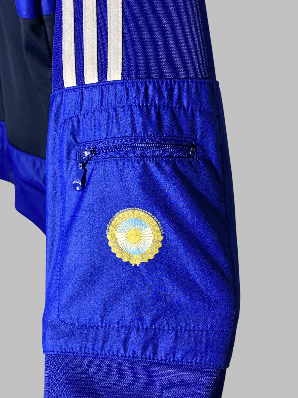 Adidas Adidas Argentina National Team 2010/11 Soccer Track Jacket Size US S / EU 44-46 / 1 - 9 Thumbnail