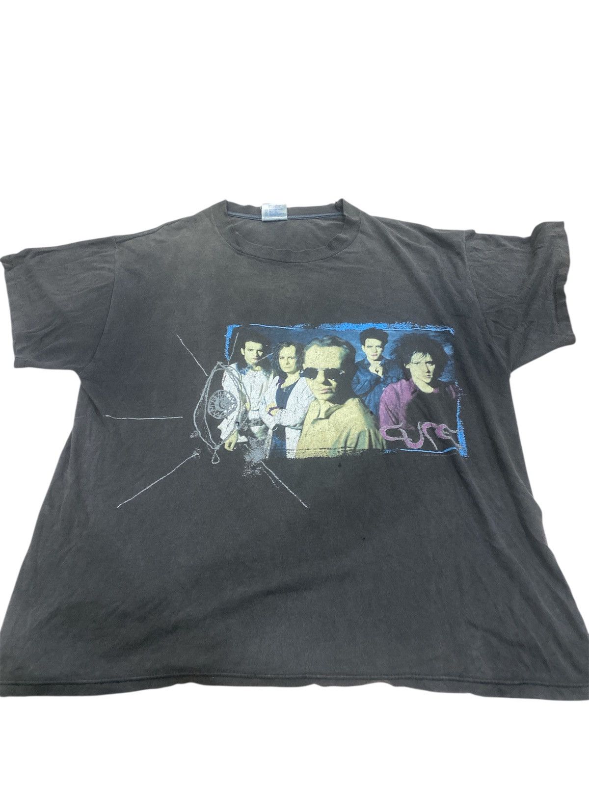 Band Tees Vintage the cure 90s Size US XL / EU 56 / 4 - 1 Thumbnail