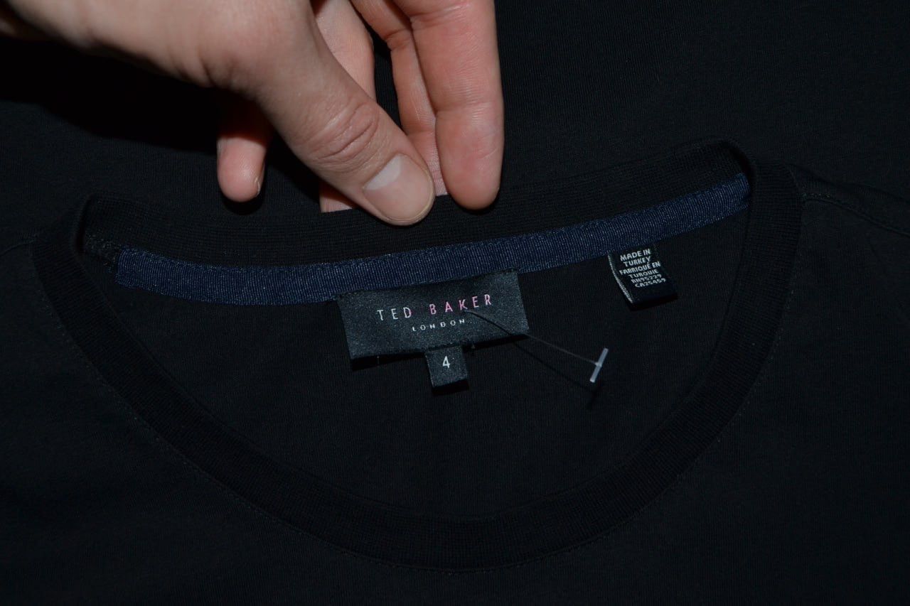 Ted Baker Ted Baker T-Shirt Tee Cotton Black Men's Size 4 Size US M / EU 48-50 / 2 - 6 Thumbnail