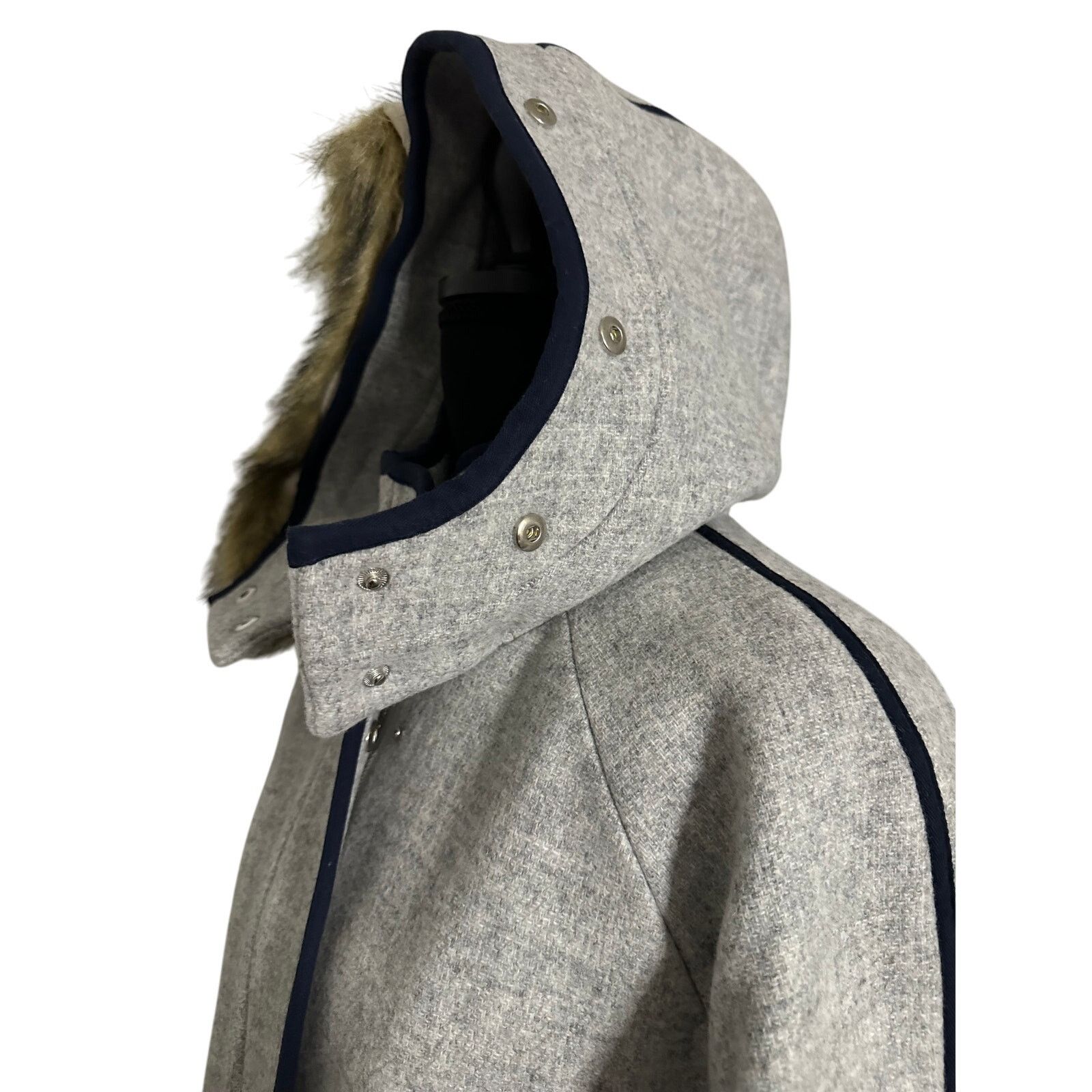 J.Crew J. Crew Petite Summit Parka in Italian Stadium-Cloth Wool Size XL / US 12-14 / IT 48-50 - 2 Thumbnail