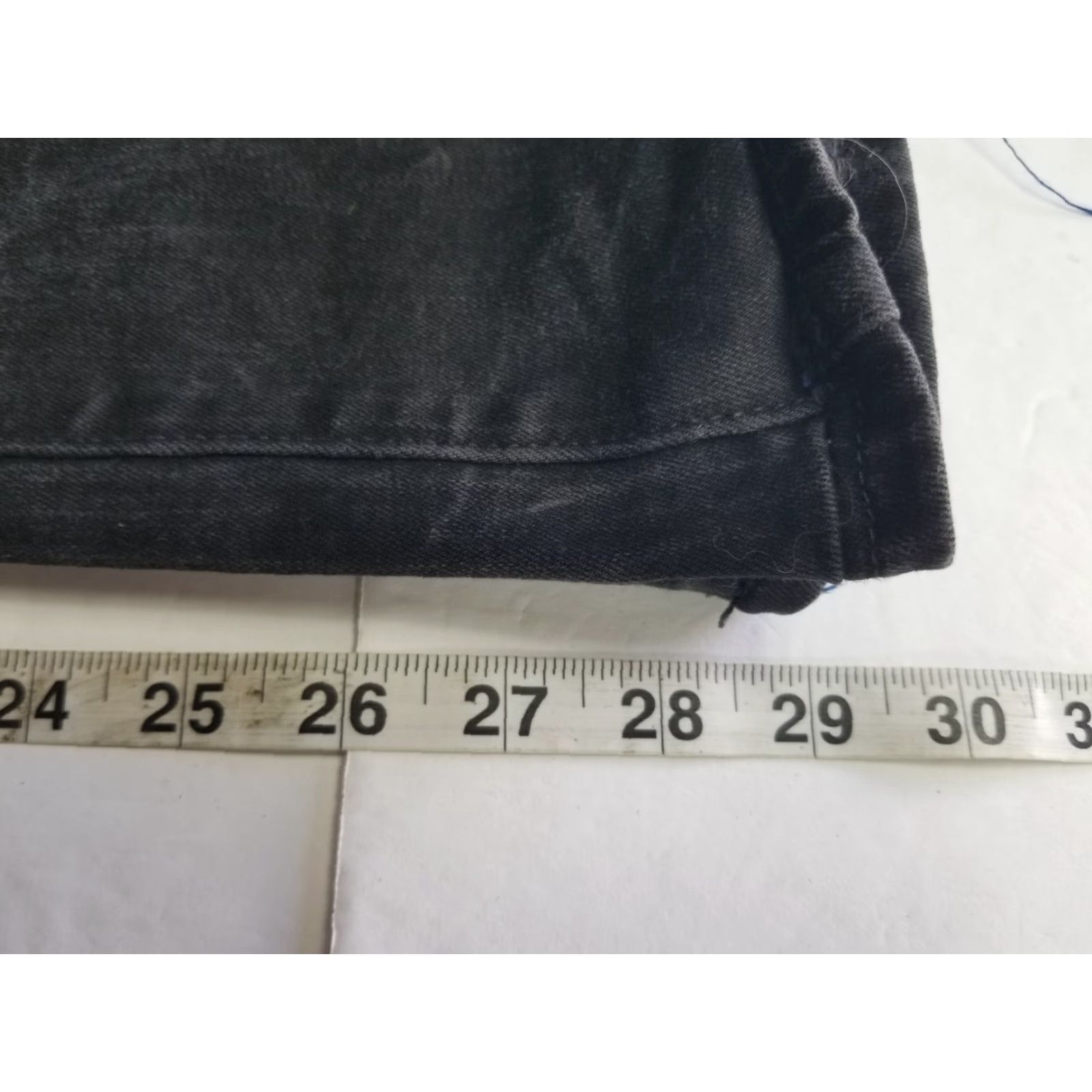 Lucky Brand Lucky Brand Womens Jeans Straight 4/27 High Rise Distressed Black 27in Inseam Slim Regular Size 4 Women Button Zip Stretch Comfort See Pic Size 27" / US 4 / IT 40 - 6 Thumbnail