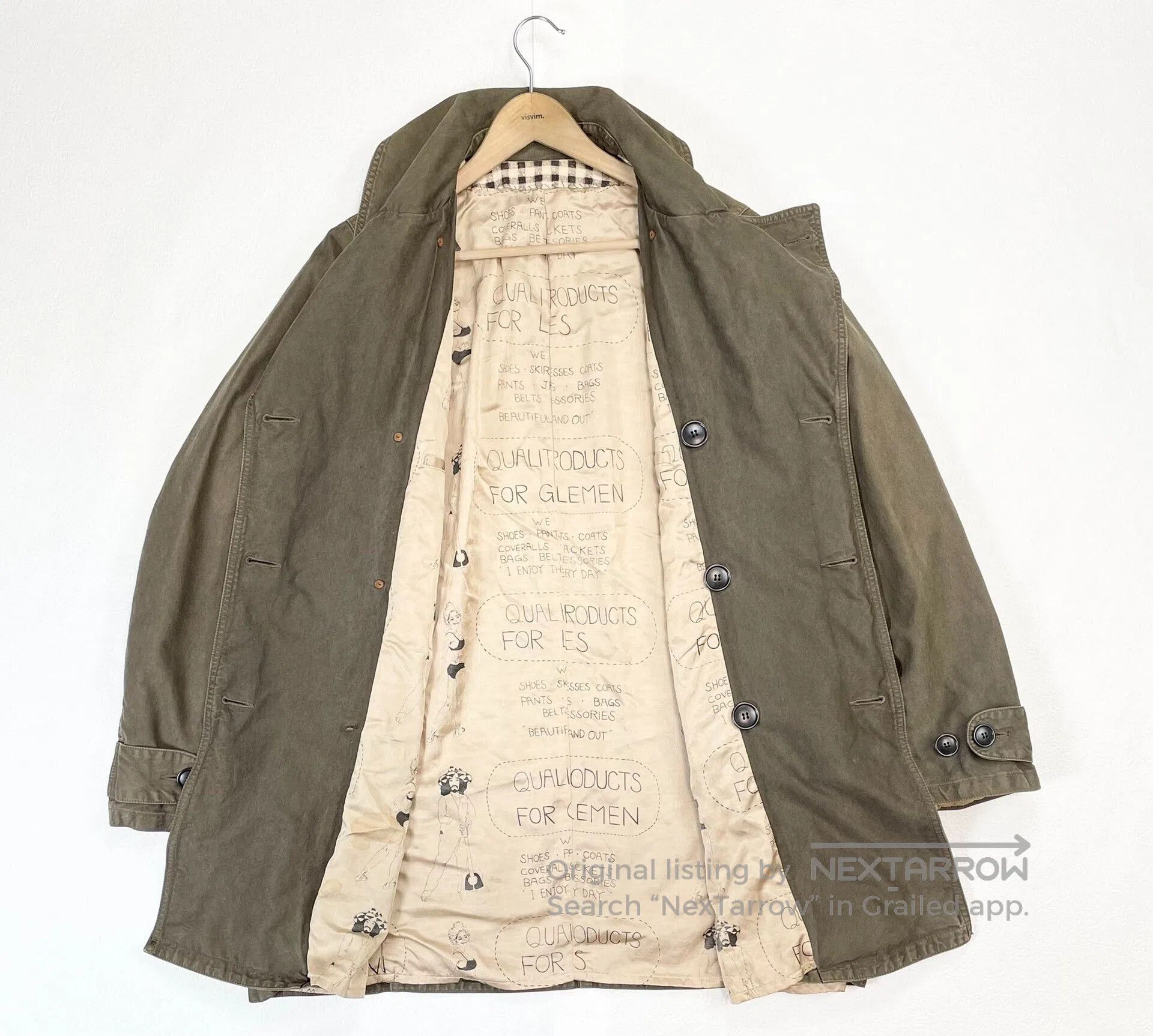 Visvim Vintage Visvim Shipman Double-Breasted Coat. Size US M / EU 48-50 / 2 - 2 Thumbnail