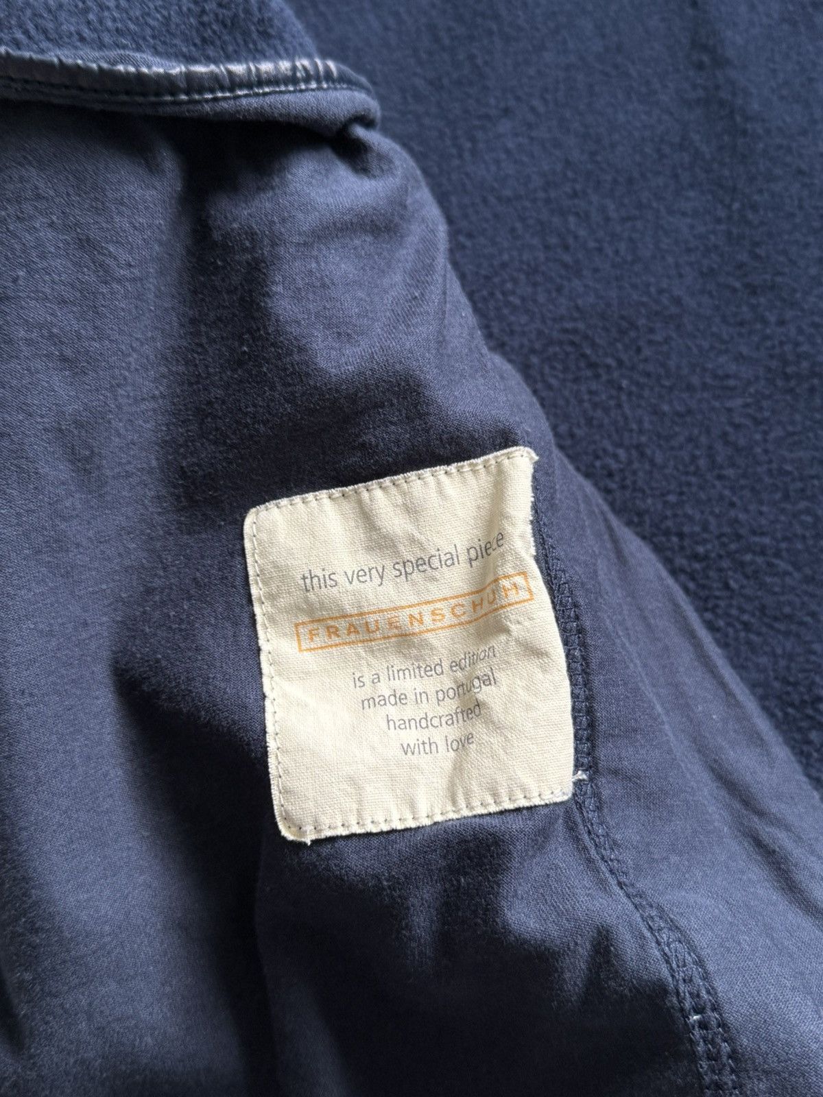 Frauenschuh Frauenschuh Vintage Navy Zip Hoodie Size US XL / EU 56 / 4 - 13 Thumbnail