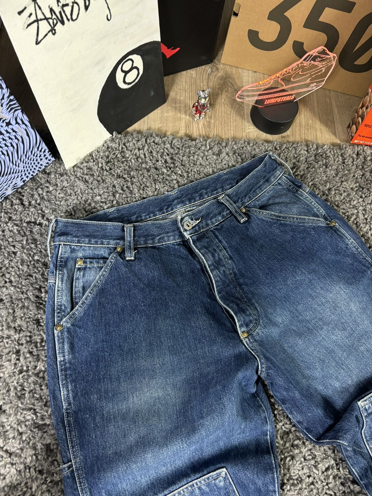 Big Star × Japanese Brand × Vintage Baggy Denim Big Star USA Pants Double Knee 90s Size US 34 / EU 50 - 8 Thumbnail