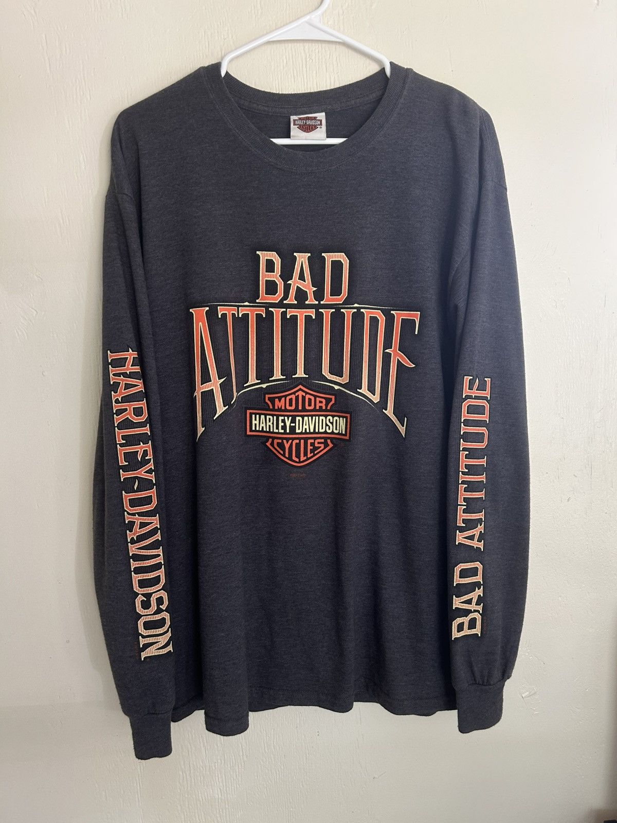 Harley Davidson Harley Davidson Bad Attitude Cajun Louisiana Longsleeve Size US L / EU 52-54 / 3 - 1 Thumbnail