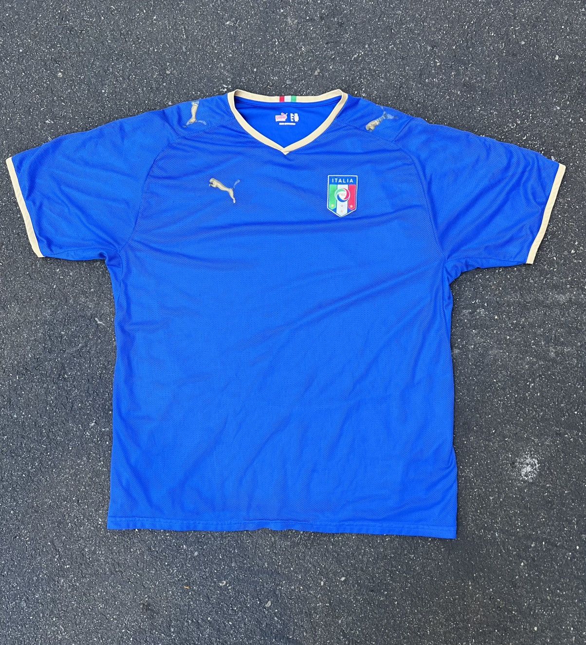 Puma Y2K Italy Soccer Jersey Size US XXL / EU 58 / 5 - 1 Thumbnail