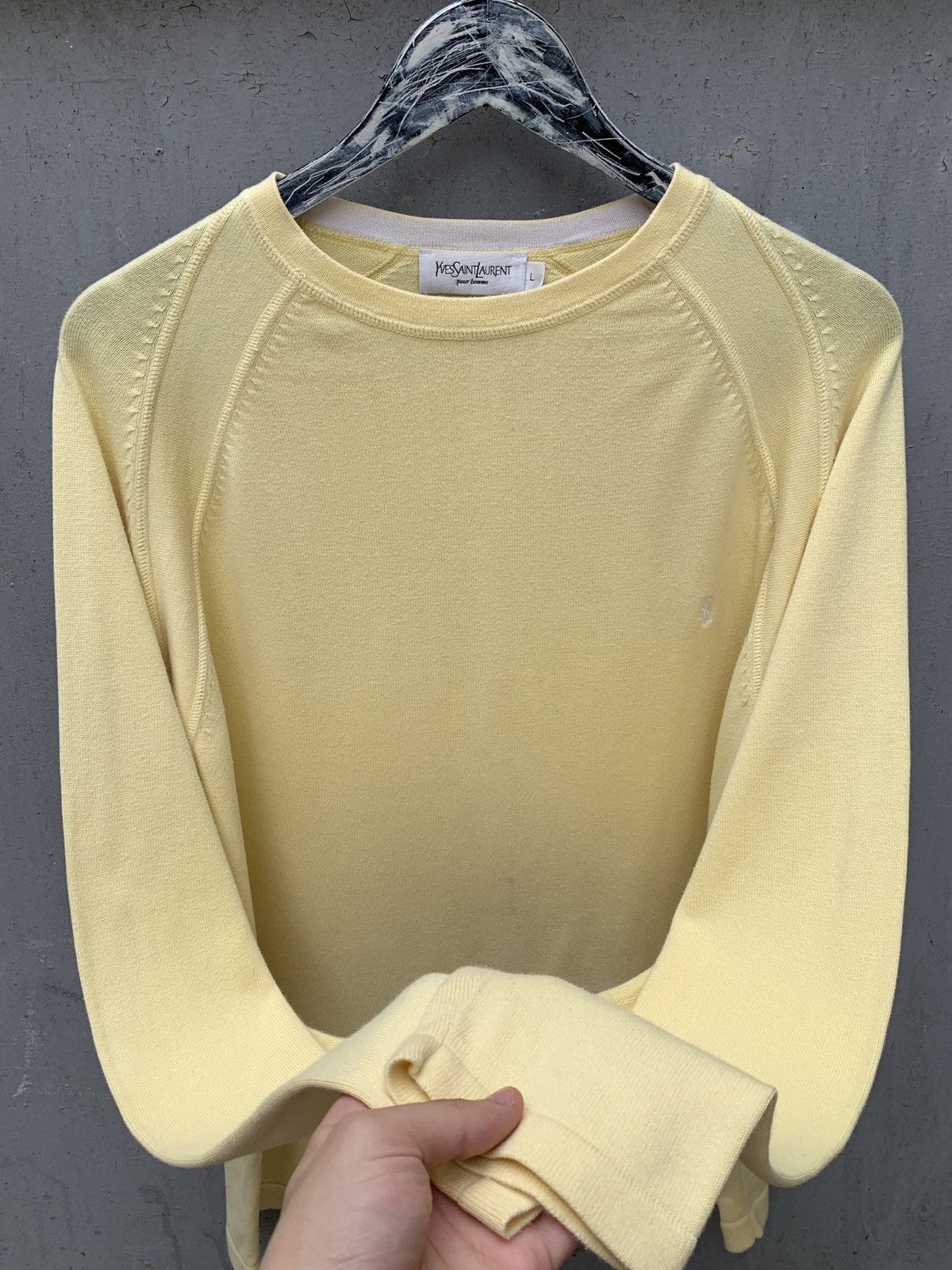 Yves Saint Laurent Vintage Yves Saint Laurent YSL Men’s Knit Sweater Size US L / EU 52-54 / 3 - 5 Thumbnail