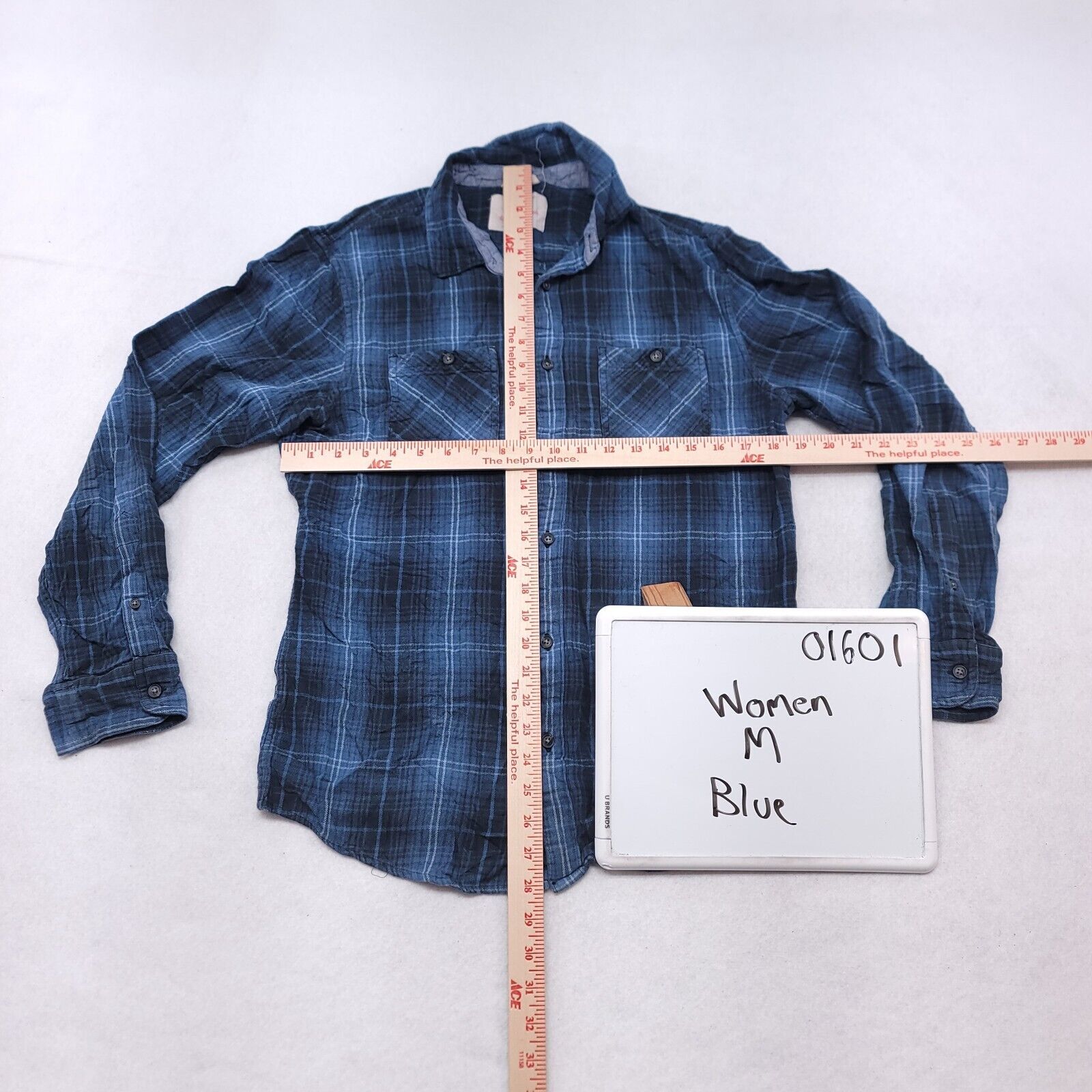Urban Pipeline Urban Pipeline Tartan Flannel Shirt Womens Size Medium Blue Size M / US 6-8 / IT 42-44 - 5 Thumbnail
