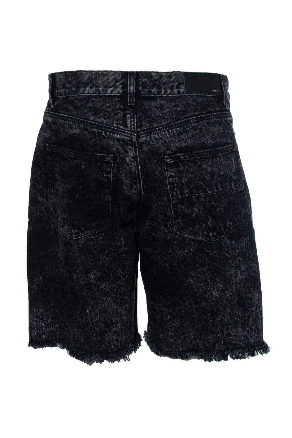Amiri Amiri, Trasher denim shorts in black Size US 33 - 4 Thumbnail