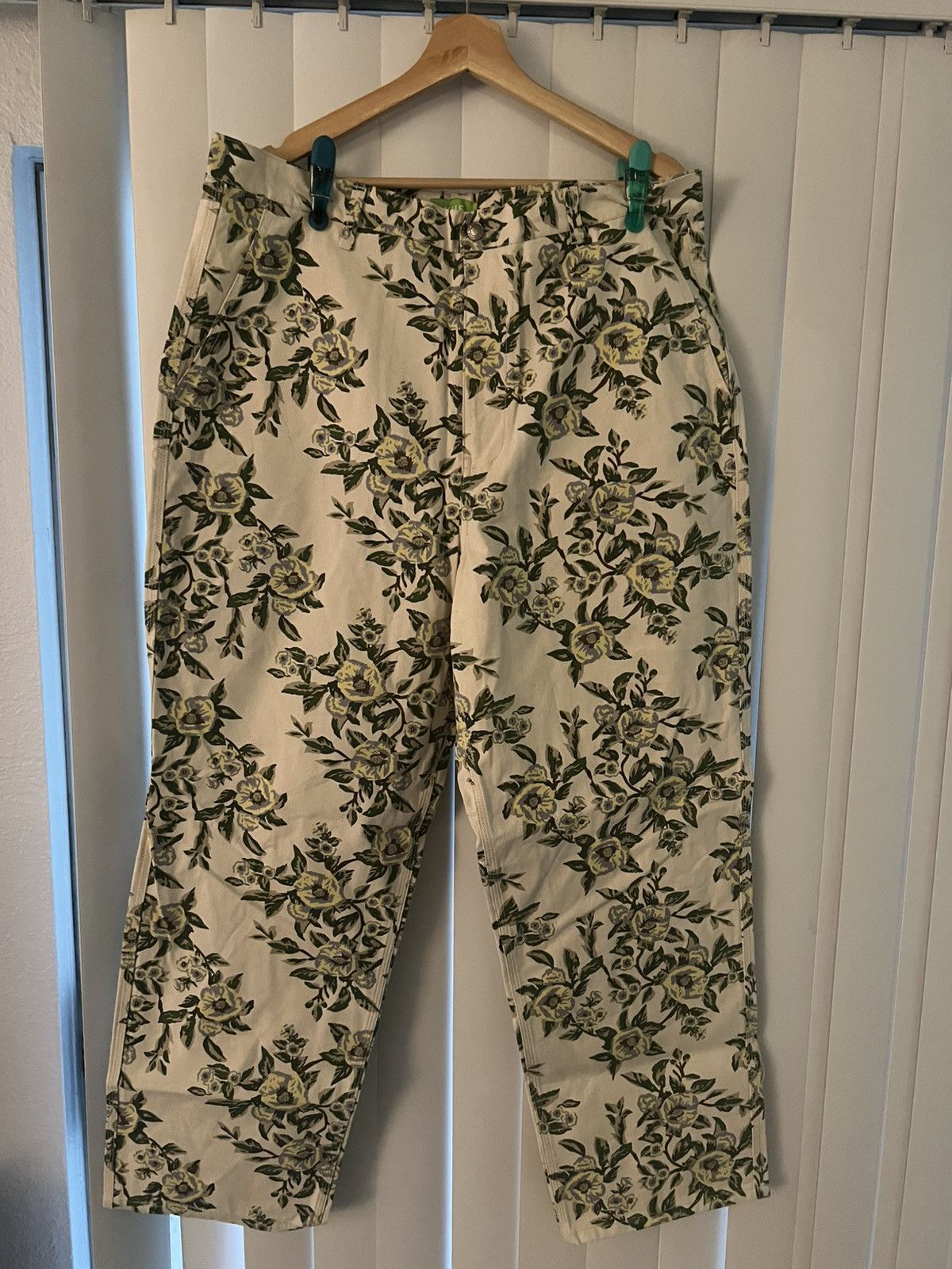 Huf HUF floral painter pants Size US 36 / EU 52 - 2 Thumbnail