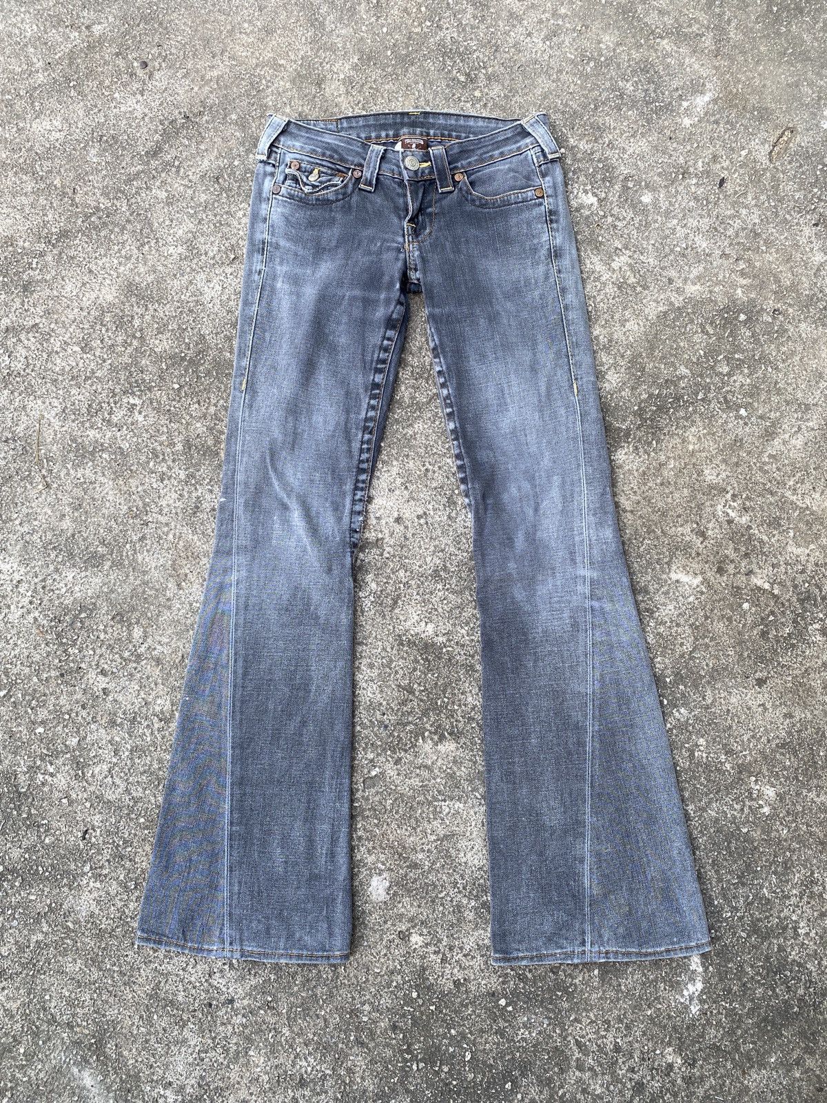Japanese Brand × Le Grande Bleu (L.G.B.) × True Religion True Religion Flare Distressed Denim Size 26" / US 2 / IT 38 - 3 Thumbnail
