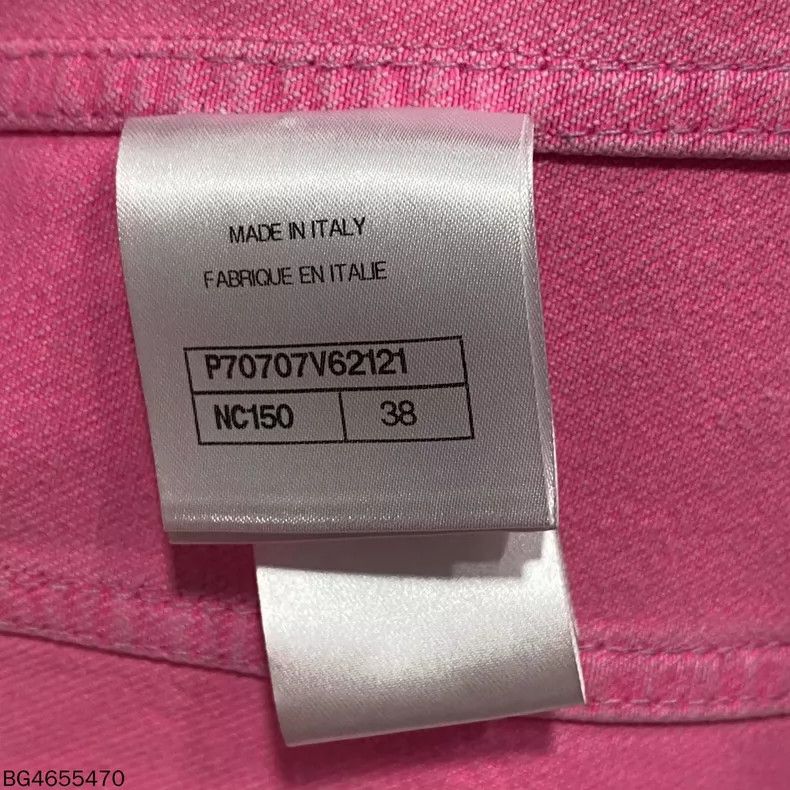Chanel Chanel Rose red denim jacket Size XS / US 0-2 / IT 36-38 - 3 Thumbnail