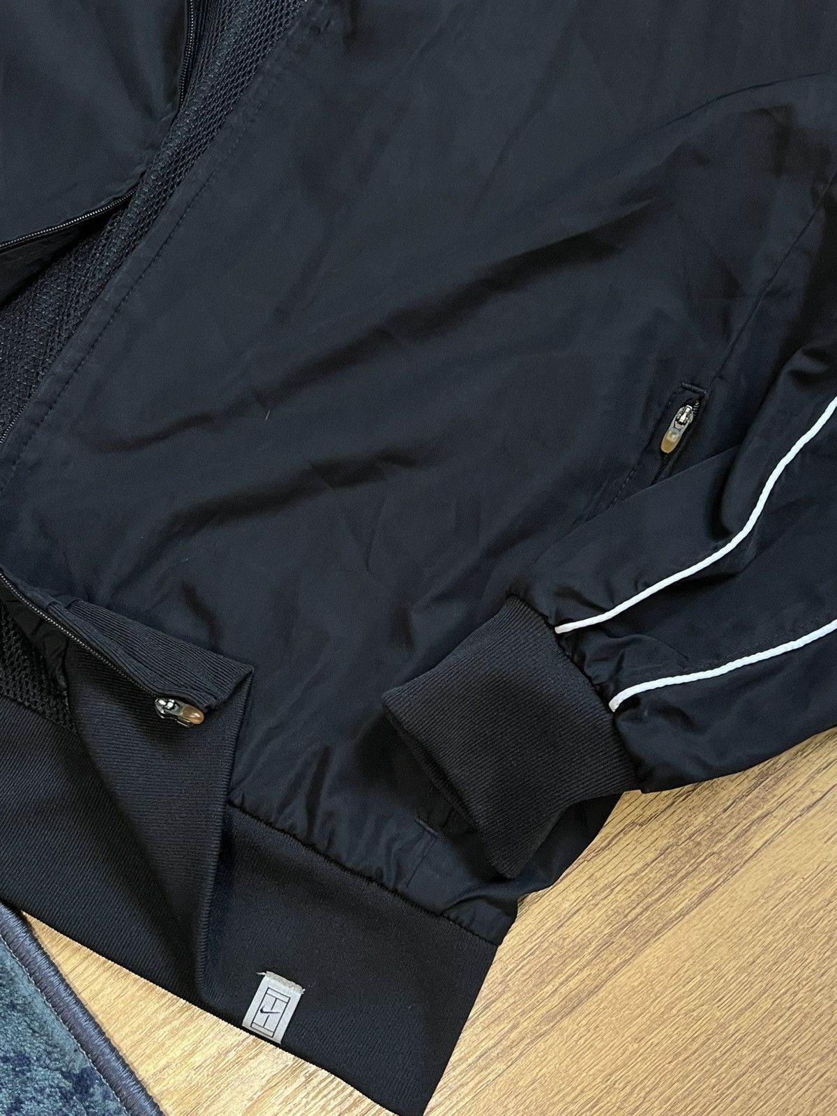 Vintage Nike court vintage black jacket 90s L Size US L / EU 52-54 / 3 - 6 Thumbnail