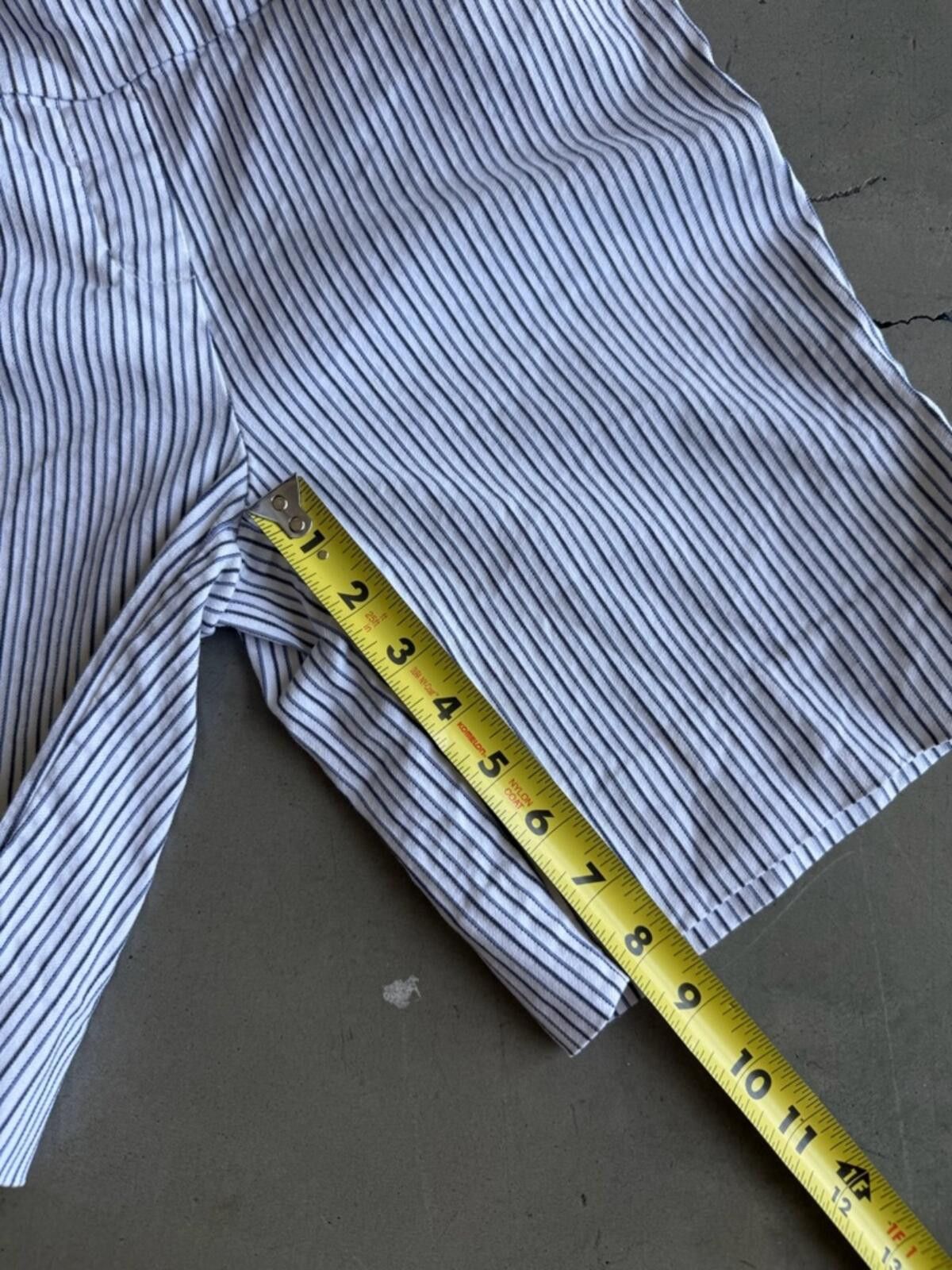 Other Hilary Radley / Stripe Bermuda Shorts / Blue White Striped Size 32" / US 10 / IT 46 - 4 Thumbnail