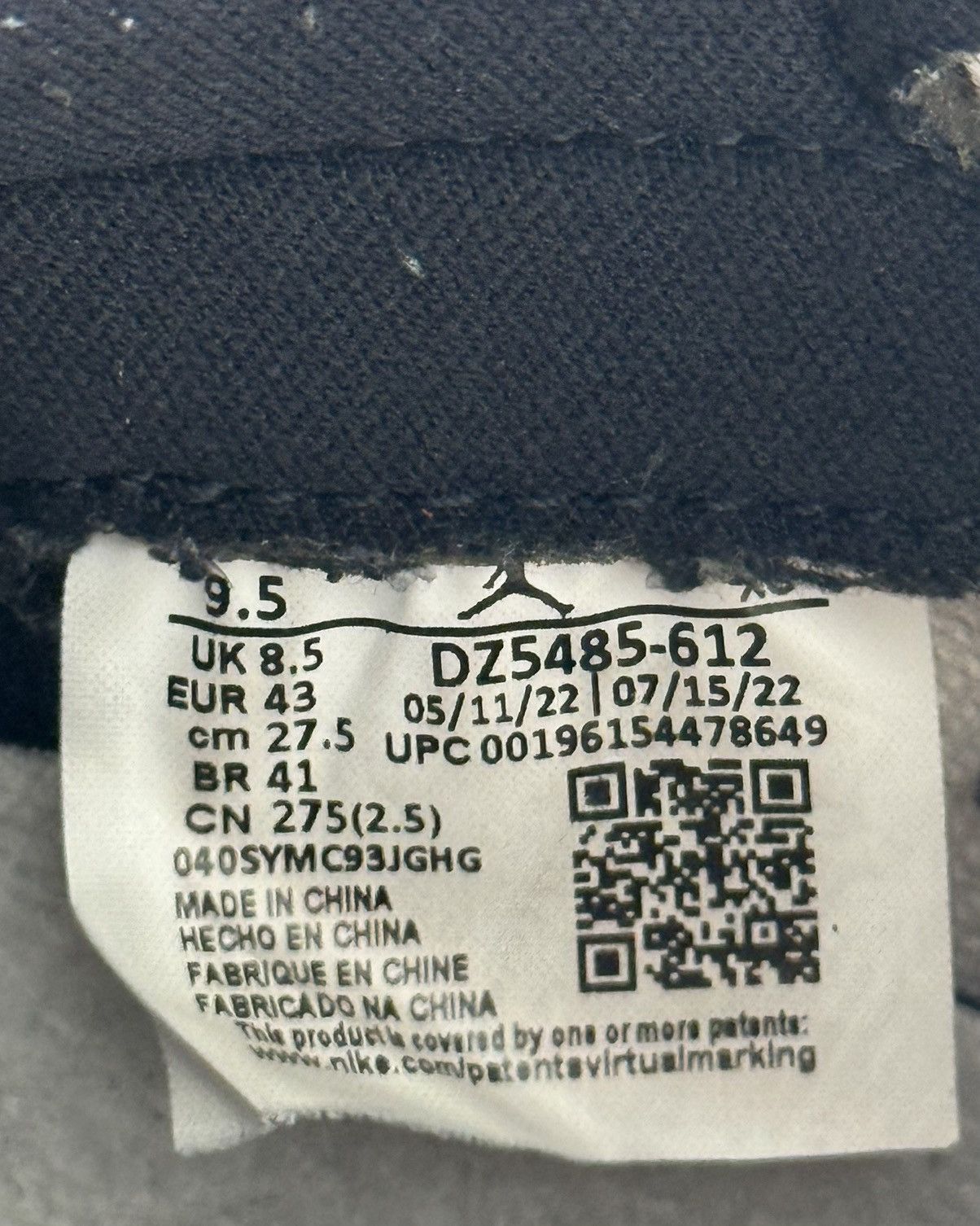 Jordan Brand Lost N Found Size US 9.5 / EU 42-43 - 6 Thumbnail