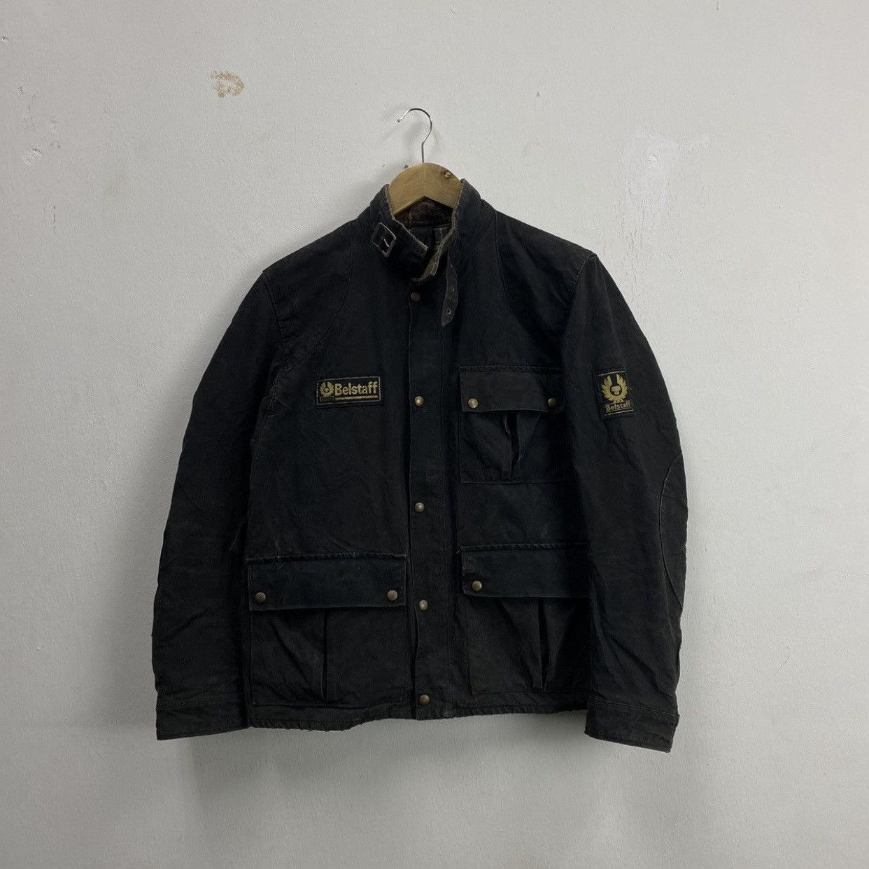 Belstaff Vintage Belstaff Racemaster Waxed Cotton Black Series Jacket Size US M / EU 48-50 / 2 - 1 Thumbnail