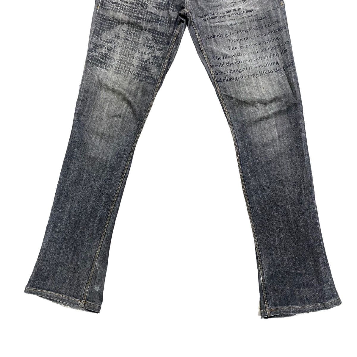 Japanese Brand HIDEAWAYS NICOLE Denim Flare Jeans Size US 31 - 6 Thumbnail