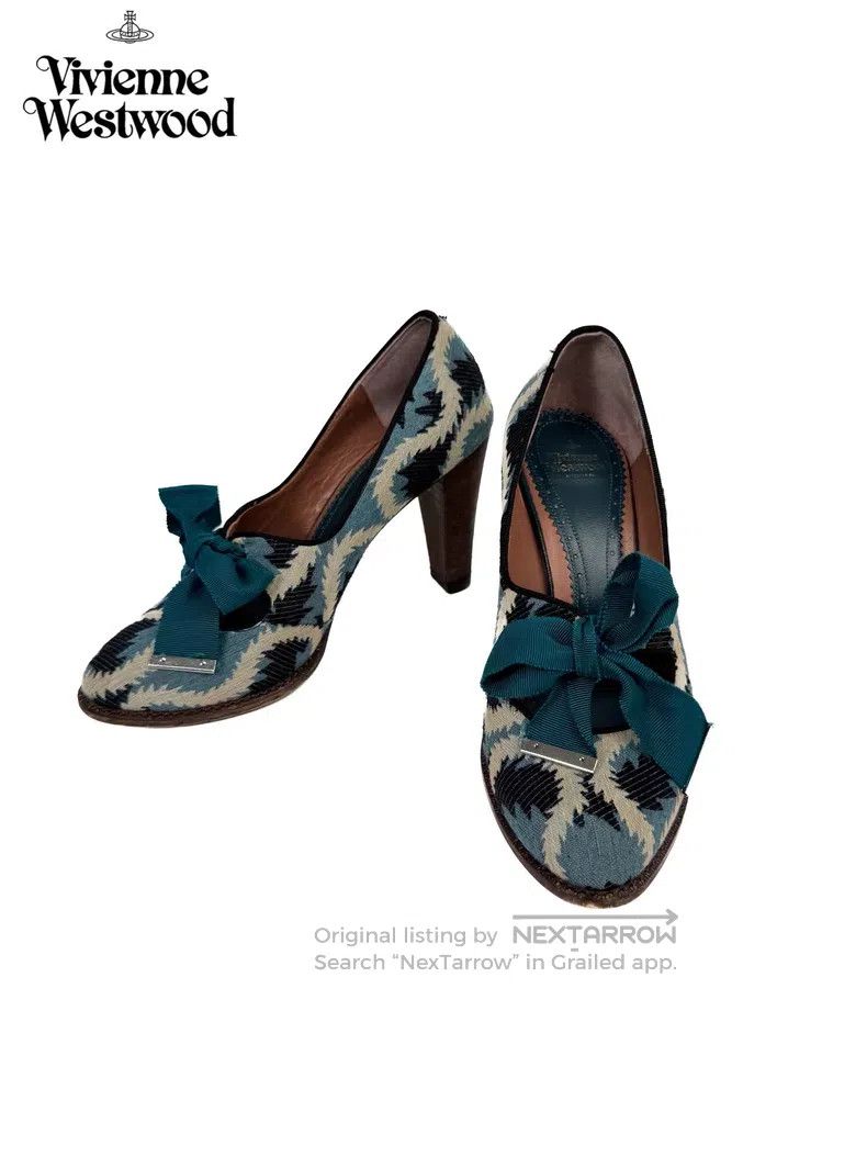 Vivienne Westwood Vivienne Westwood Vintage Pirate Pattern High Heel Shoes/M Size US 4 / IT 34 - 1 Thumbnail