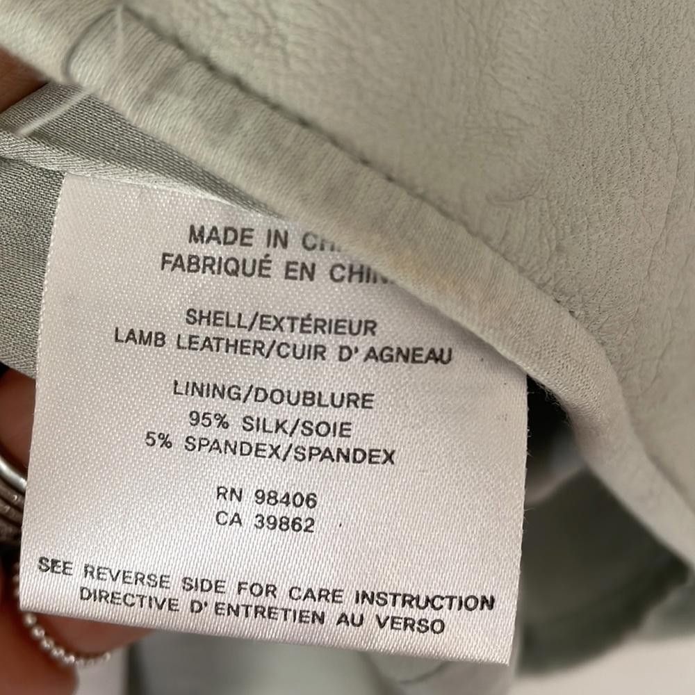 Olivier Theyskens THEYSKENS' THEORY Green Leather Sleveless Dimo Mini Dress Size S / US 4 / IT 40 - 7 Thumbnail
