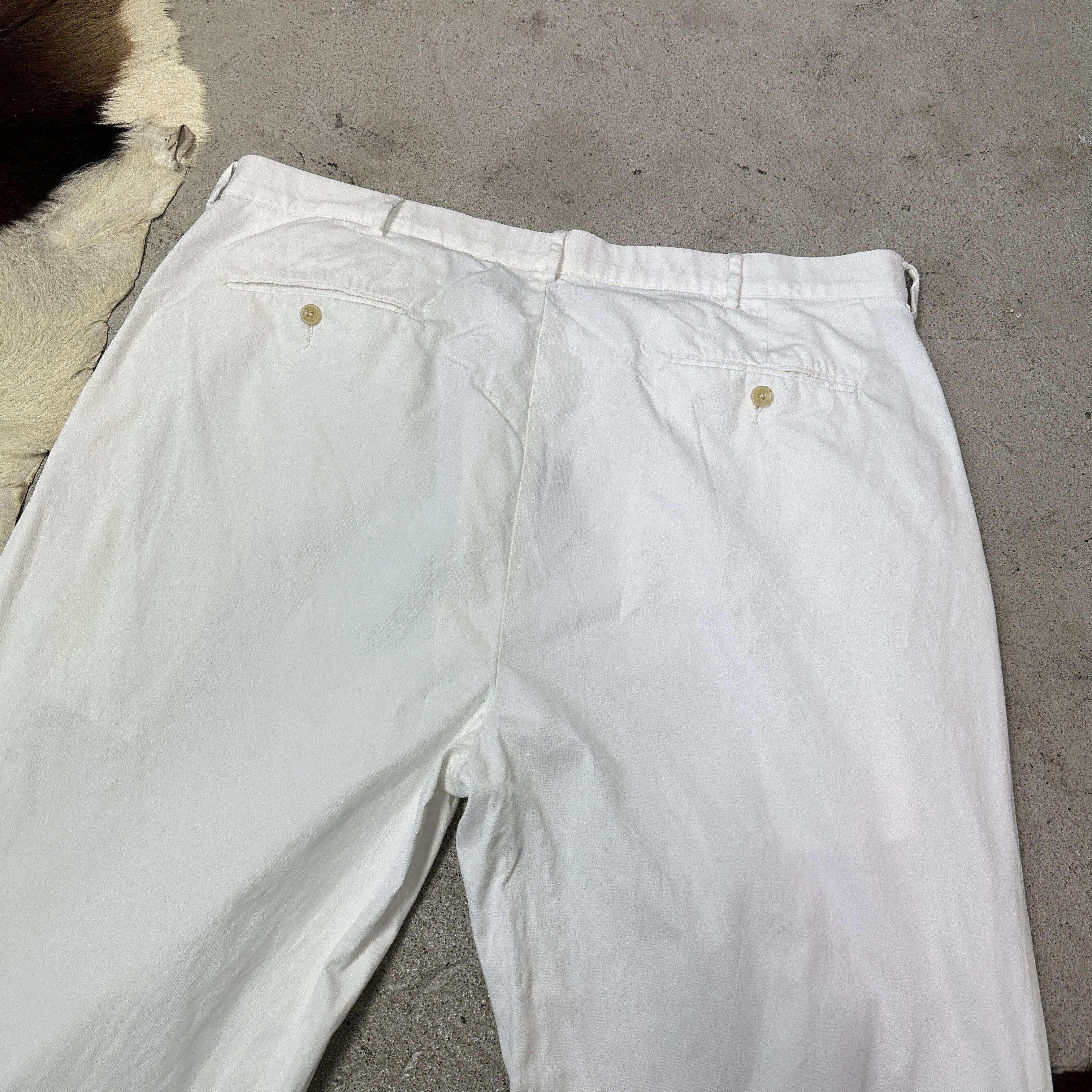 Polo Ralph Lauren Vintage Old Money Polo Ralph Lauren White Pants Y2K Size US 40 / EU 56 - 7 Thumbnail