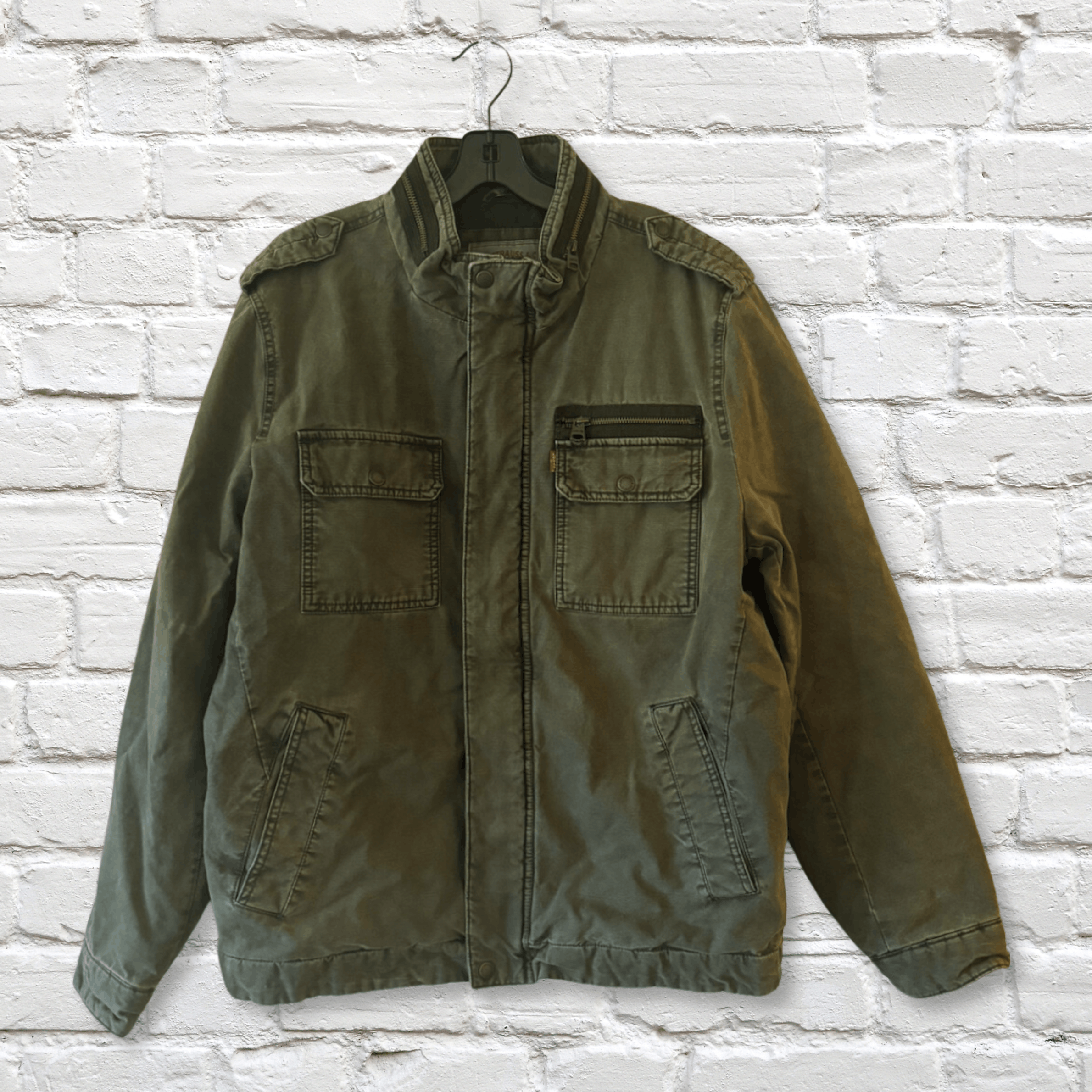 Levi's Levi's Men's Green Utility Jacket Size US L / EU 52-54 / 3 - 1 Thumbnail