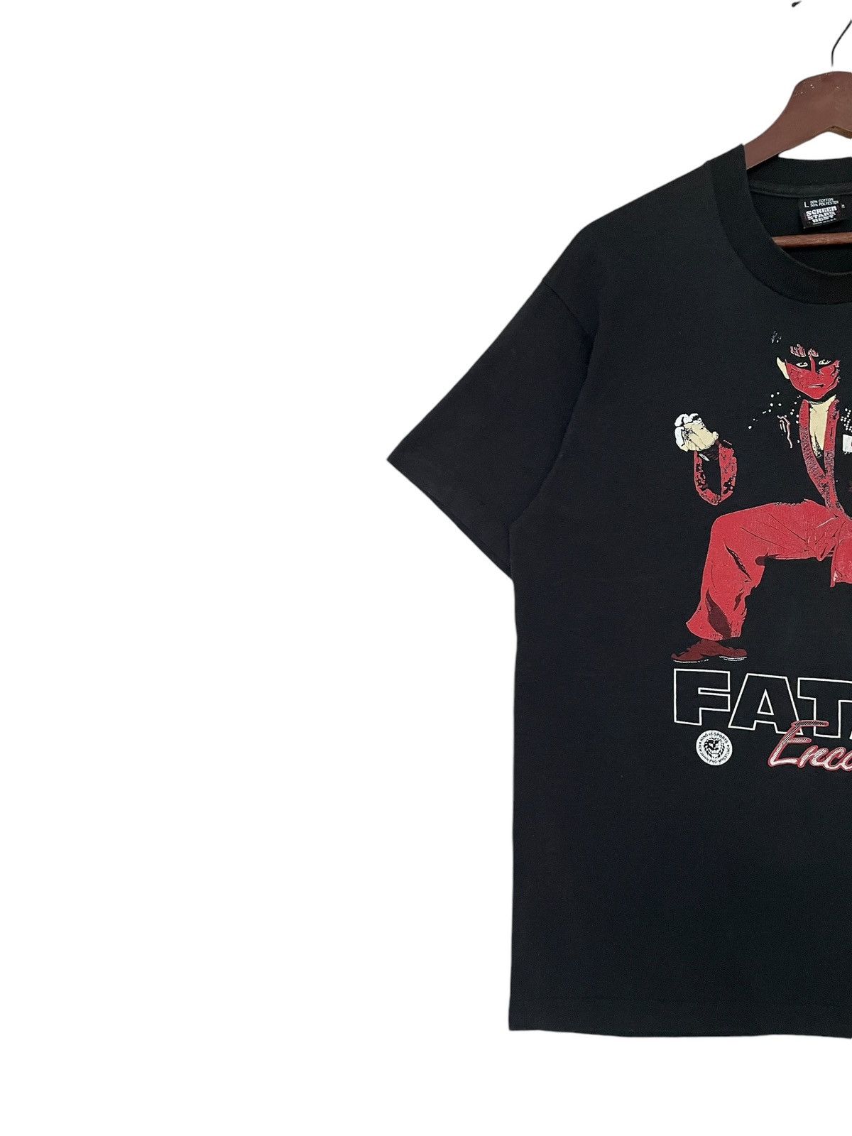 Vintage Vintage Japanese Wrestling Fatal Encounter T-shirt 1990s Size US L / EU 52-54 / 3 - 5 Thumbnail
