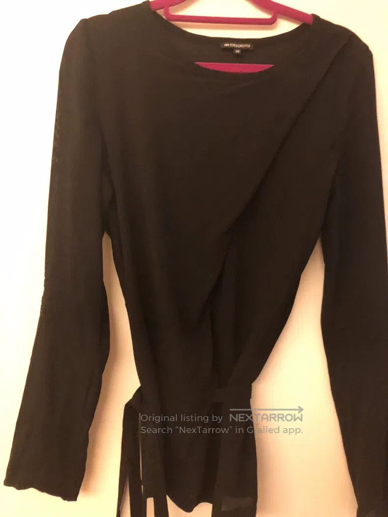 Ann Demeulemeester Ann Demeulemeester 36 black top Size M / US 6-8 / IT 42-44 - 1 Thumbnail