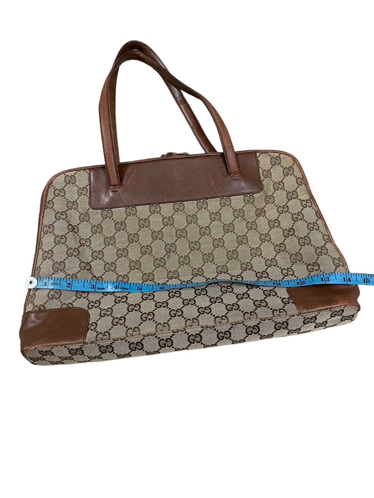 Gucci Vtg🔥Authentic Gucci GG Canvas Handbag Size ONE SIZE - 19 Thumbnail