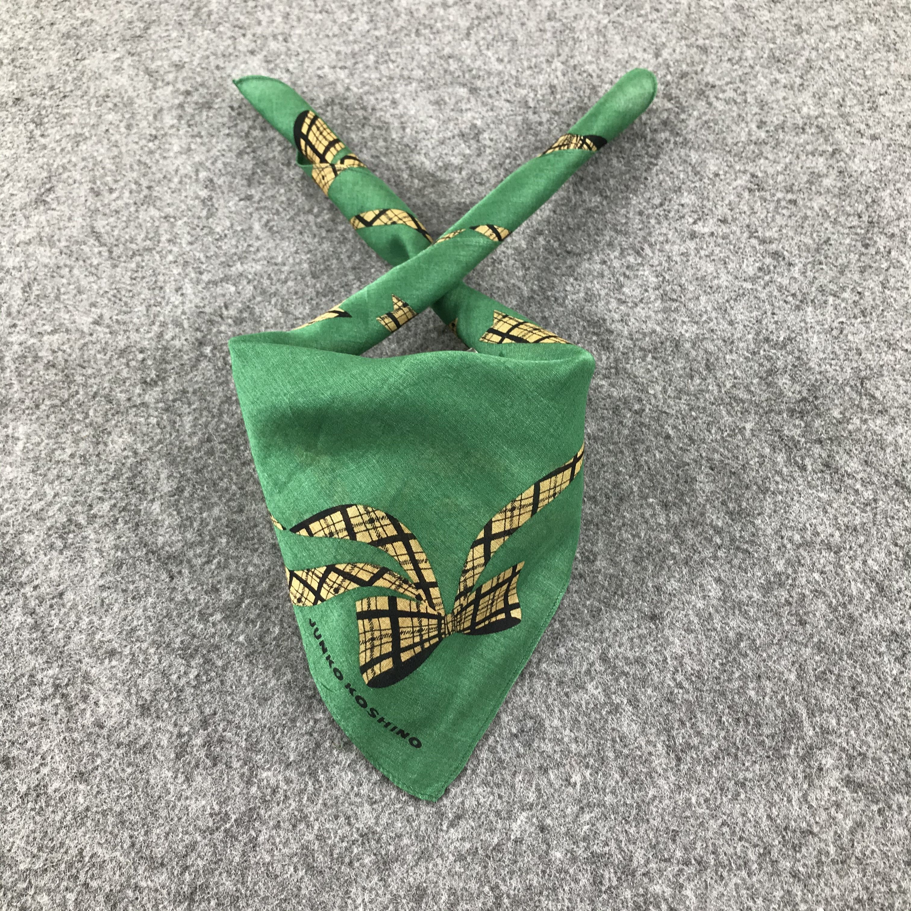 Japanese Brand × Mr. Junko × Vintage Junko Koshino Handkerchief Neckerchief Bandana H271 Size ONE SIZE - 1 Thumbnail