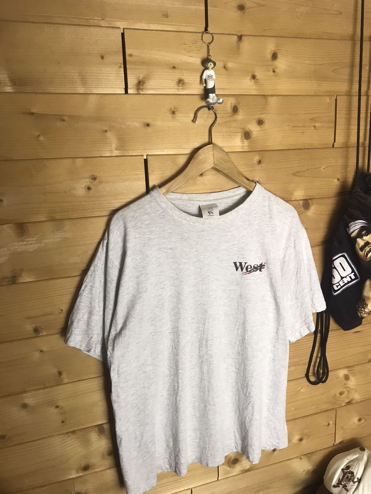 Vintage Vintage 90’s West cigarette t-shirt Size US L / EU 52-54 / 3 - 4 Thumbnail