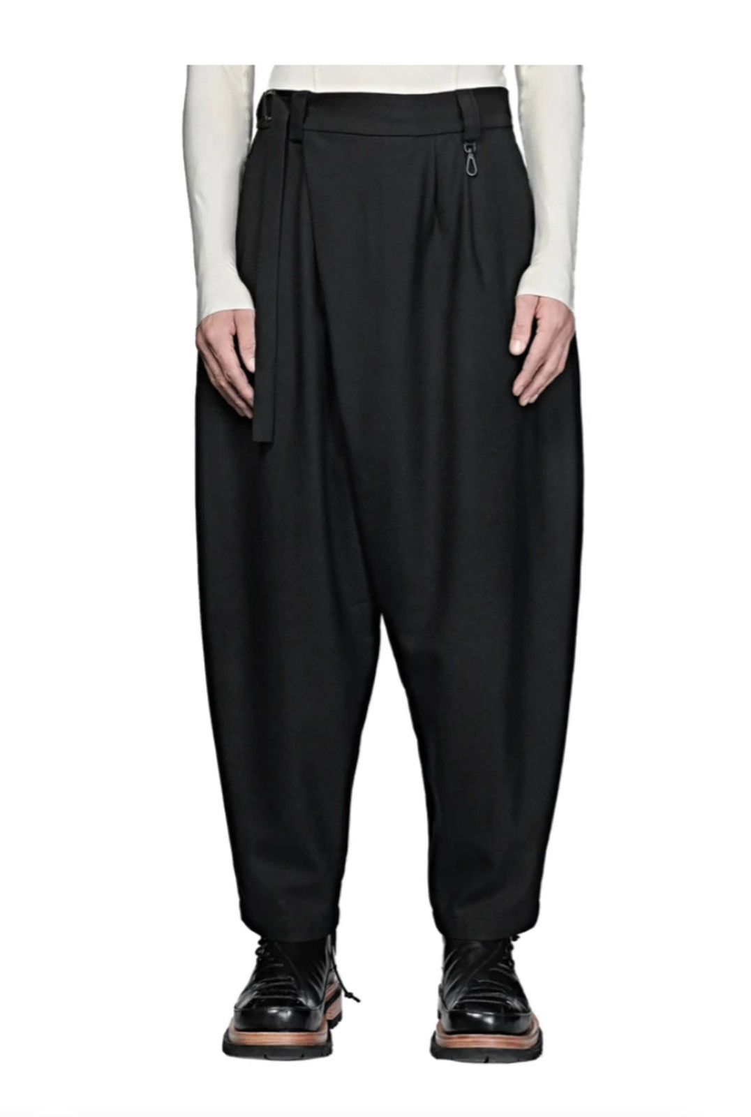 JOE CHIA Cross Stitch With Hook Trousers Size US 30 / EU 46 - 3 Thumbnail