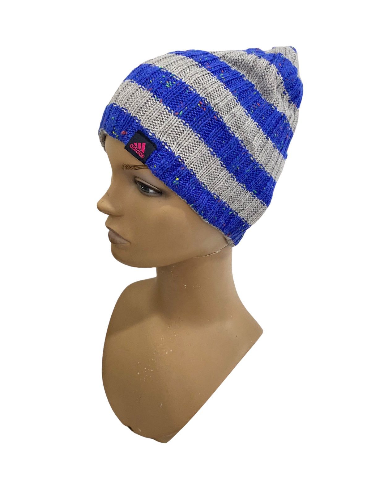 Adidas ADIDAS beanie stripes sportswear hat Size ONE SIZE - 1 Thumbnail