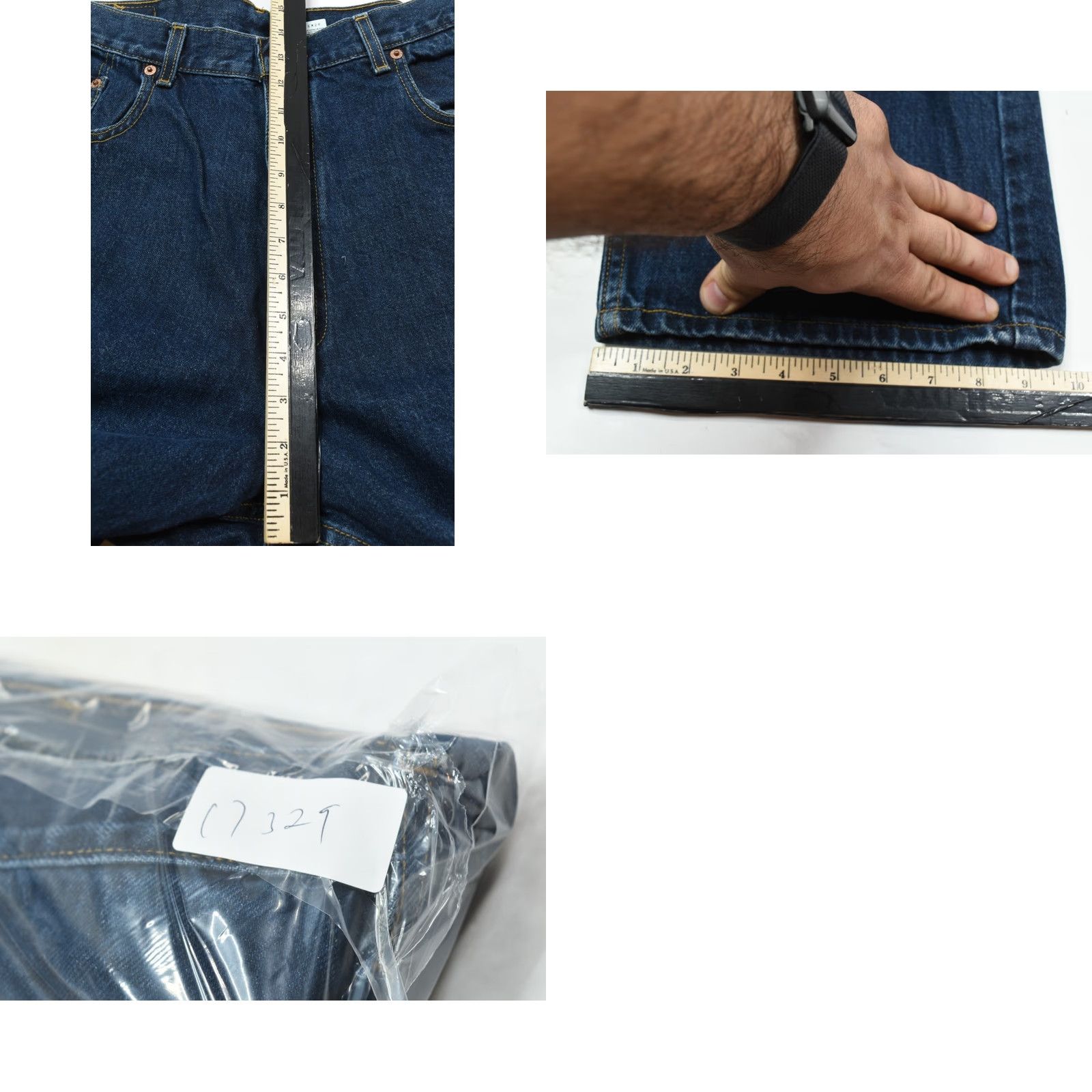 Levi's VINTAGE Levi's 569 Jeans Mens 38x34 Blue Large Straight 100% Cotton Denim Muscle? (adjusted) Size US 36 / EU 52 - 9 Thumbnail