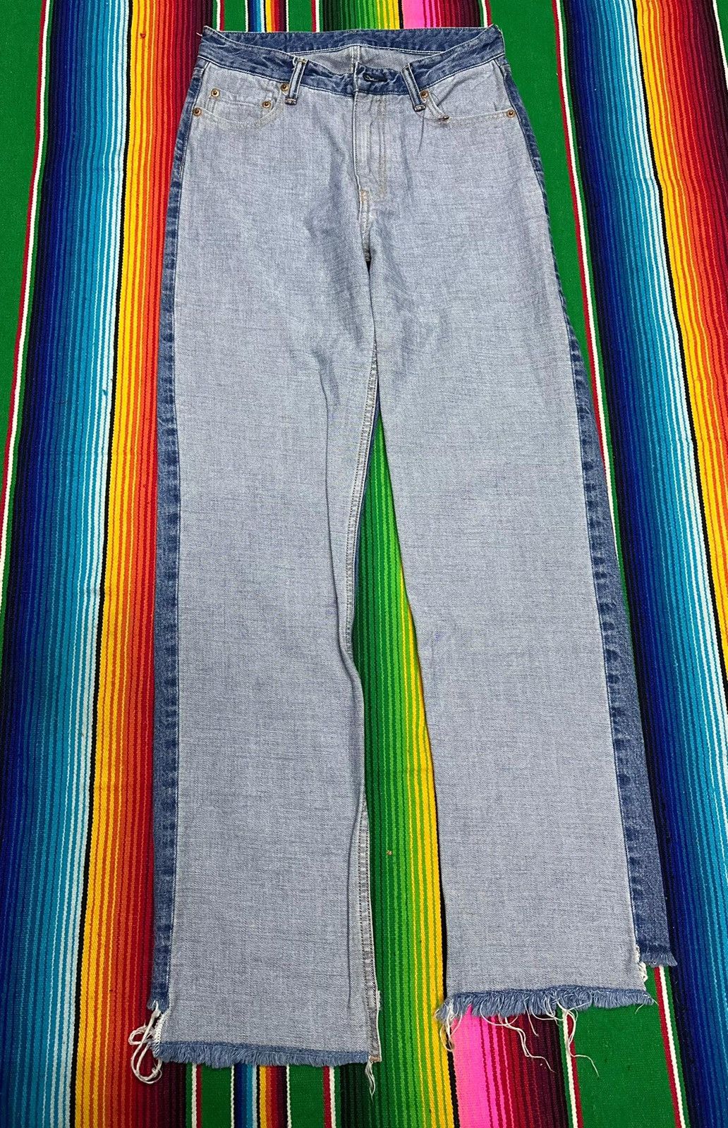 Hysteric Glamour 💥Japanese Brand💥RNA Two Tone Denim 💥 Size US 28 / EU 44 - 8 Thumbnail