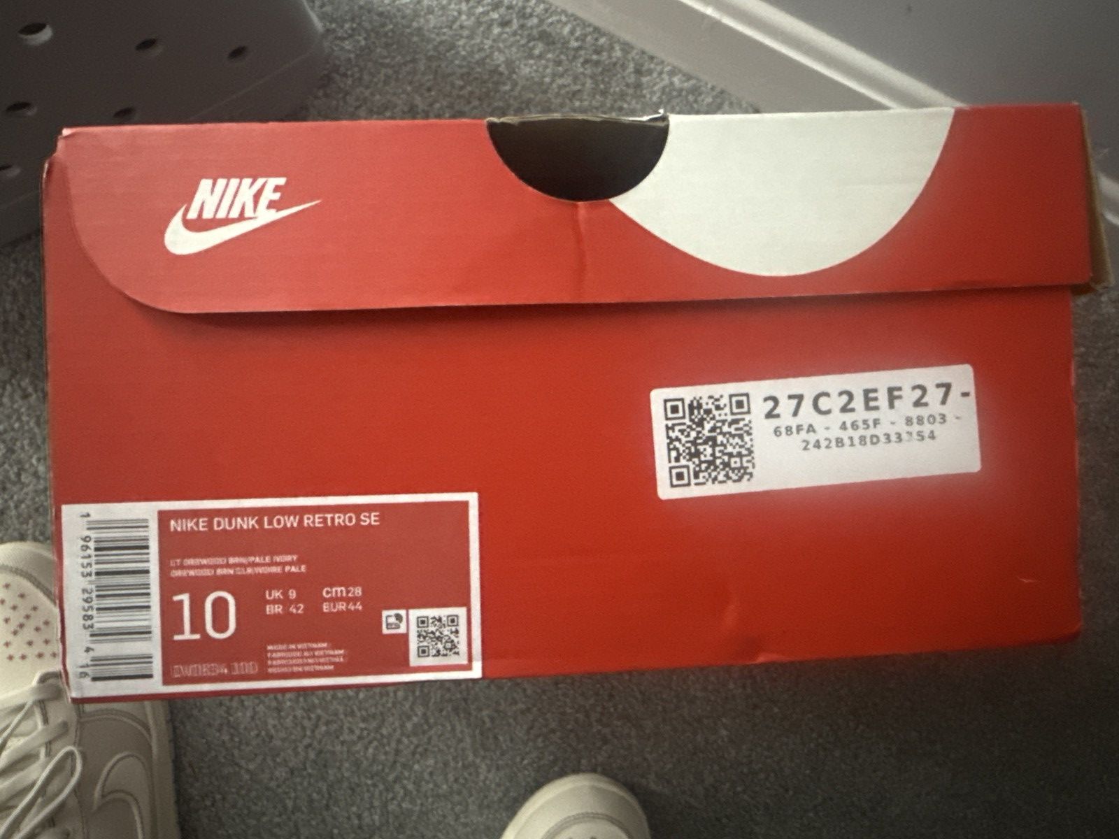 Nike Nike Dunk Low Retro SE Light Orewood Brown/Pale Ivory Size US 10 / EU 43 - 8 Thumbnail