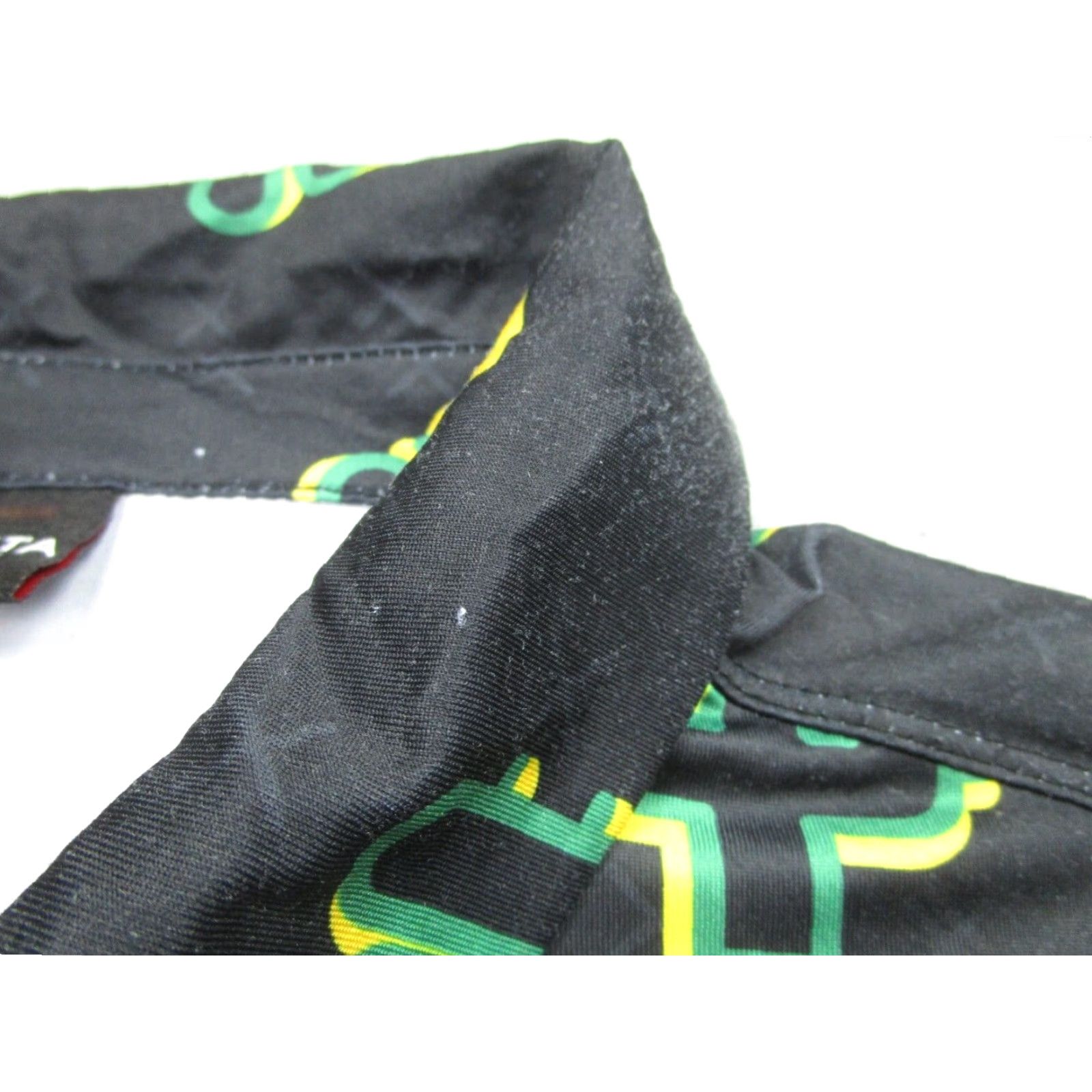 Vintage Yatta Golf Polo Shirt Men M Black Green Cactus All Over Performance Active Golf Size US M / EU 48-50 / 2 - 5 Thumbnail