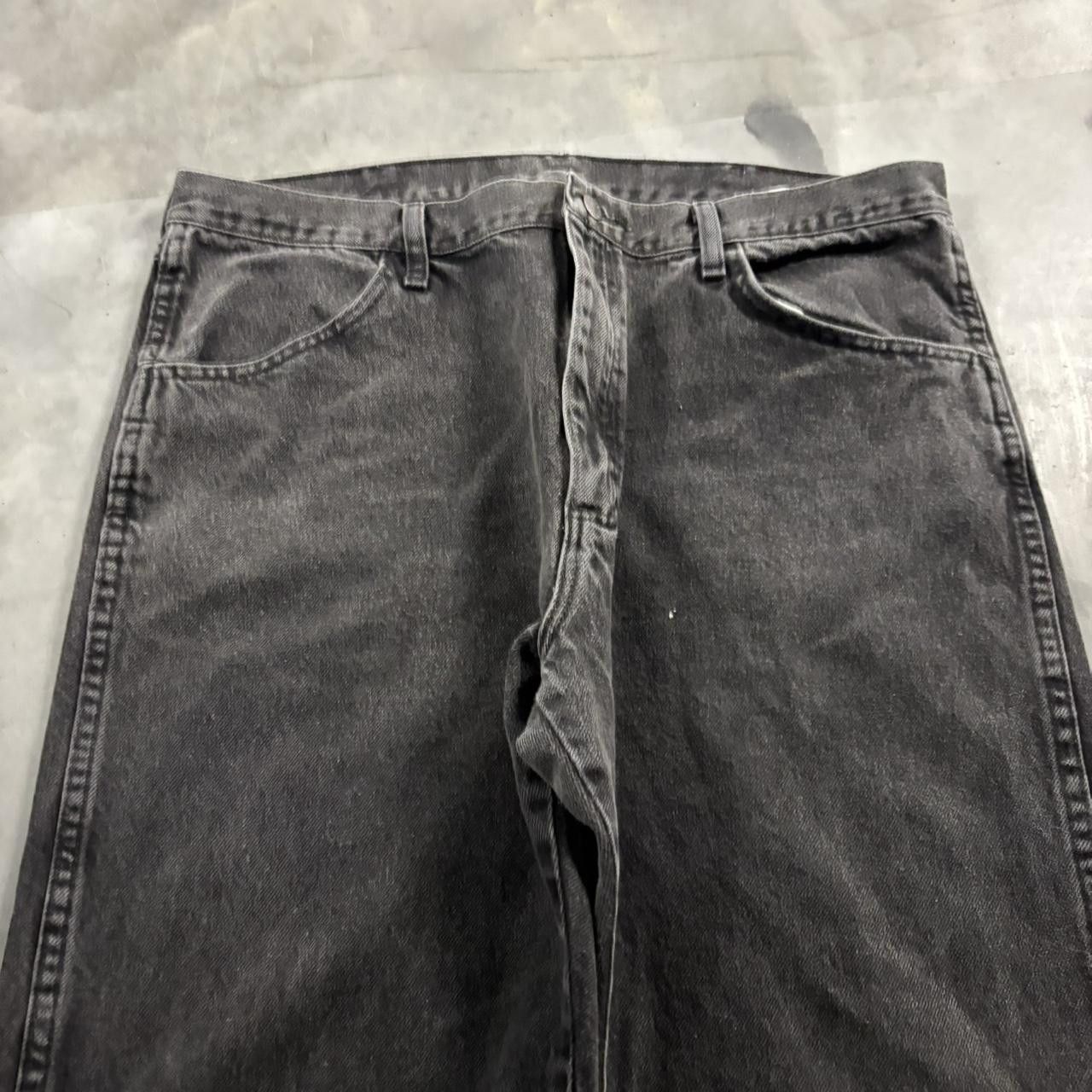 Vintage Crazy Vintage Y2K/2000s Grunge Faded Black Denim Jeans! 38x32 Size US 38 / EU 54 - 5 Thumbnail