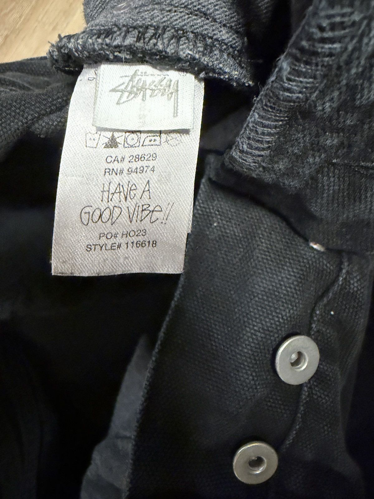 Stussy BIG OL' JEAN WASHED CANVAS Size US 32 / EU 48 - 4 Thumbnail
