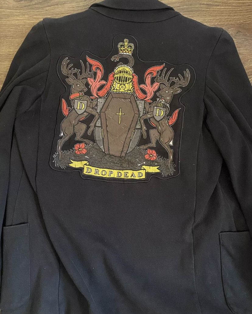 Drop Dead Clothing Vintage Drop Dead Prestige Blazer Emo Archive y2k Size US S / EU 44-46 / 1 - 2 Thumbnail