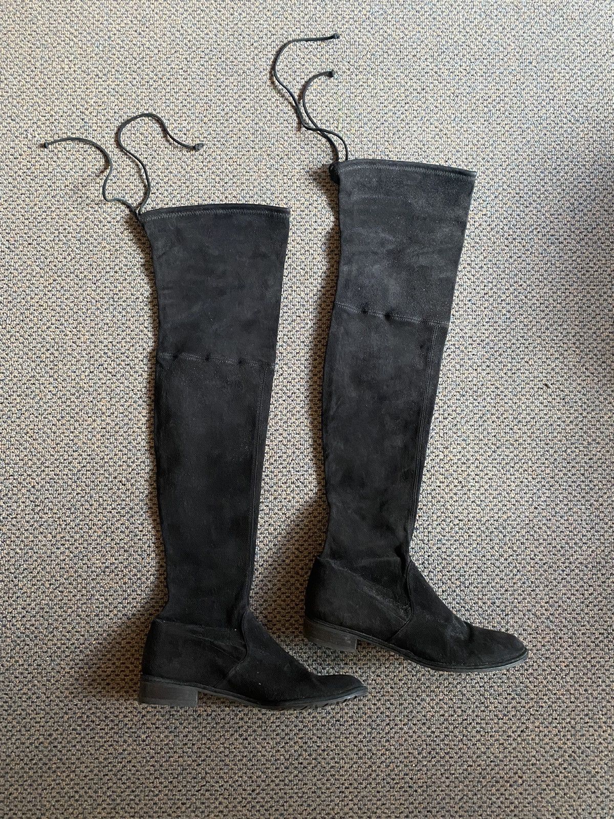 Stuart Weitzman Knee-High Suede Boots Size US 9.5 / IT 39.5 - 1 Thumbnail