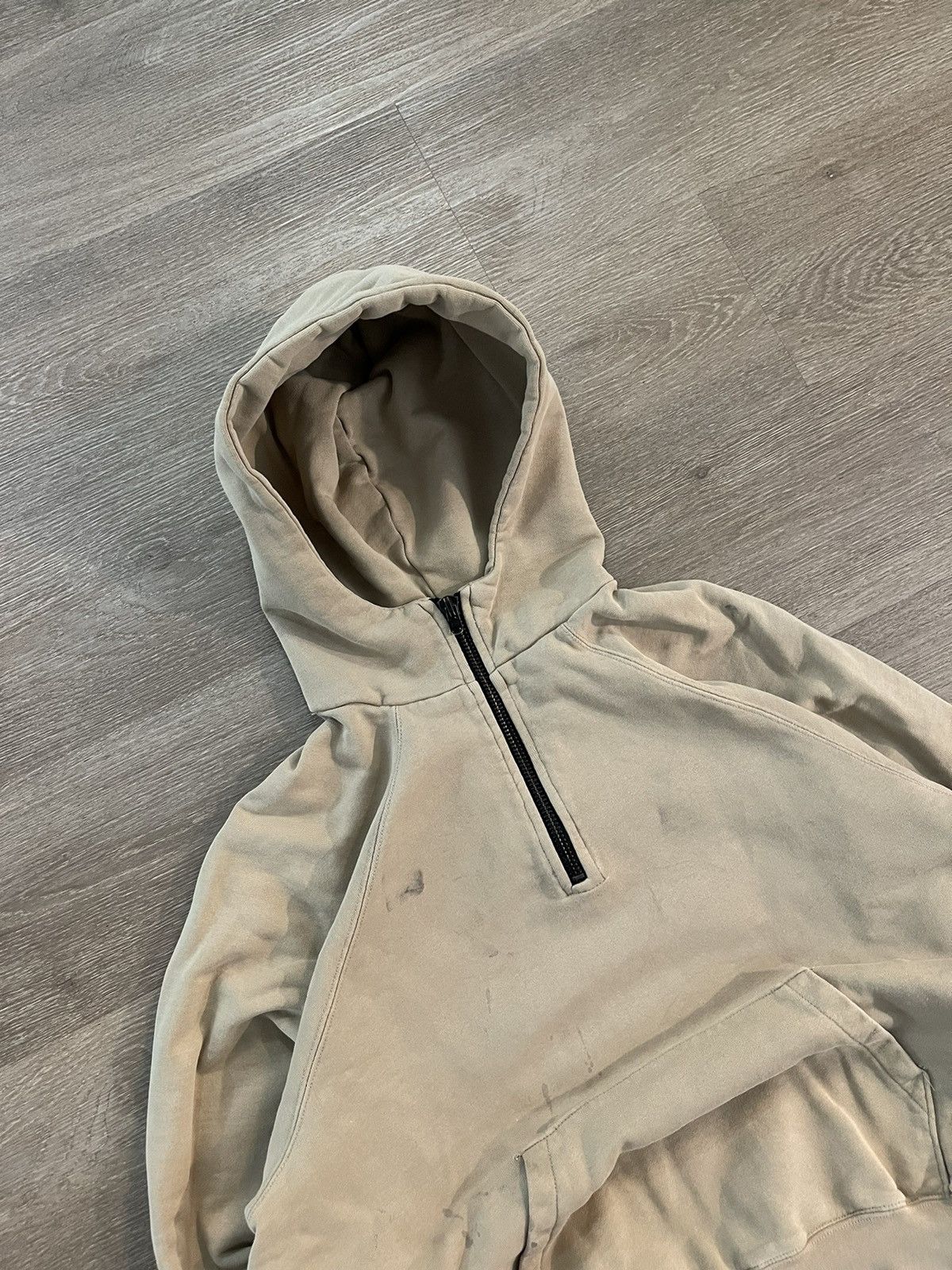 Essentials × FOG × Fear of God FOG Essentials Tan Half Zip Hoodie Sweatshirt Small Size US S / EU 44-46 / 1 - 2 Thumbnail